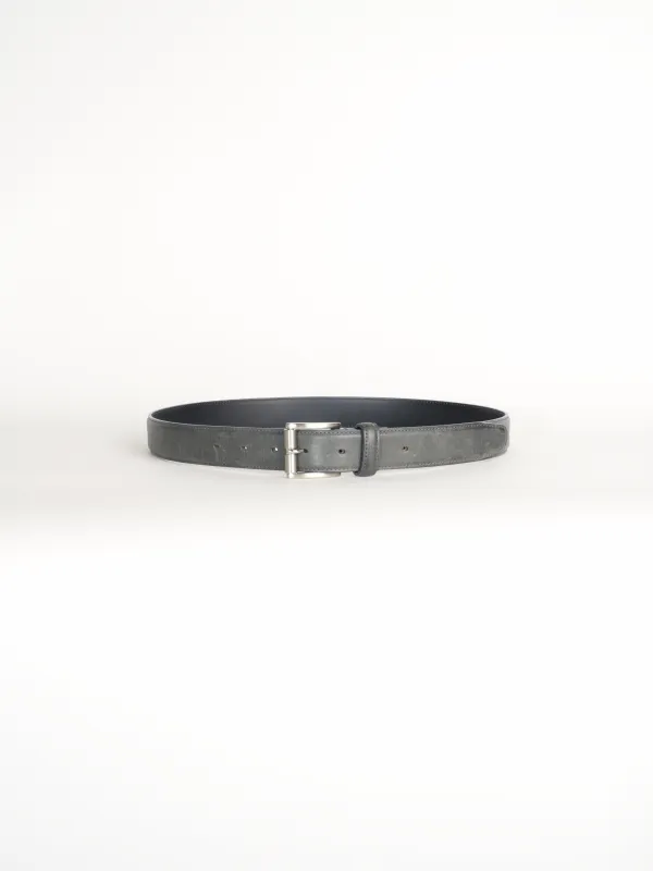 Roller Buckle Waxed Leather Belt&nbsp; sold by vuja dè