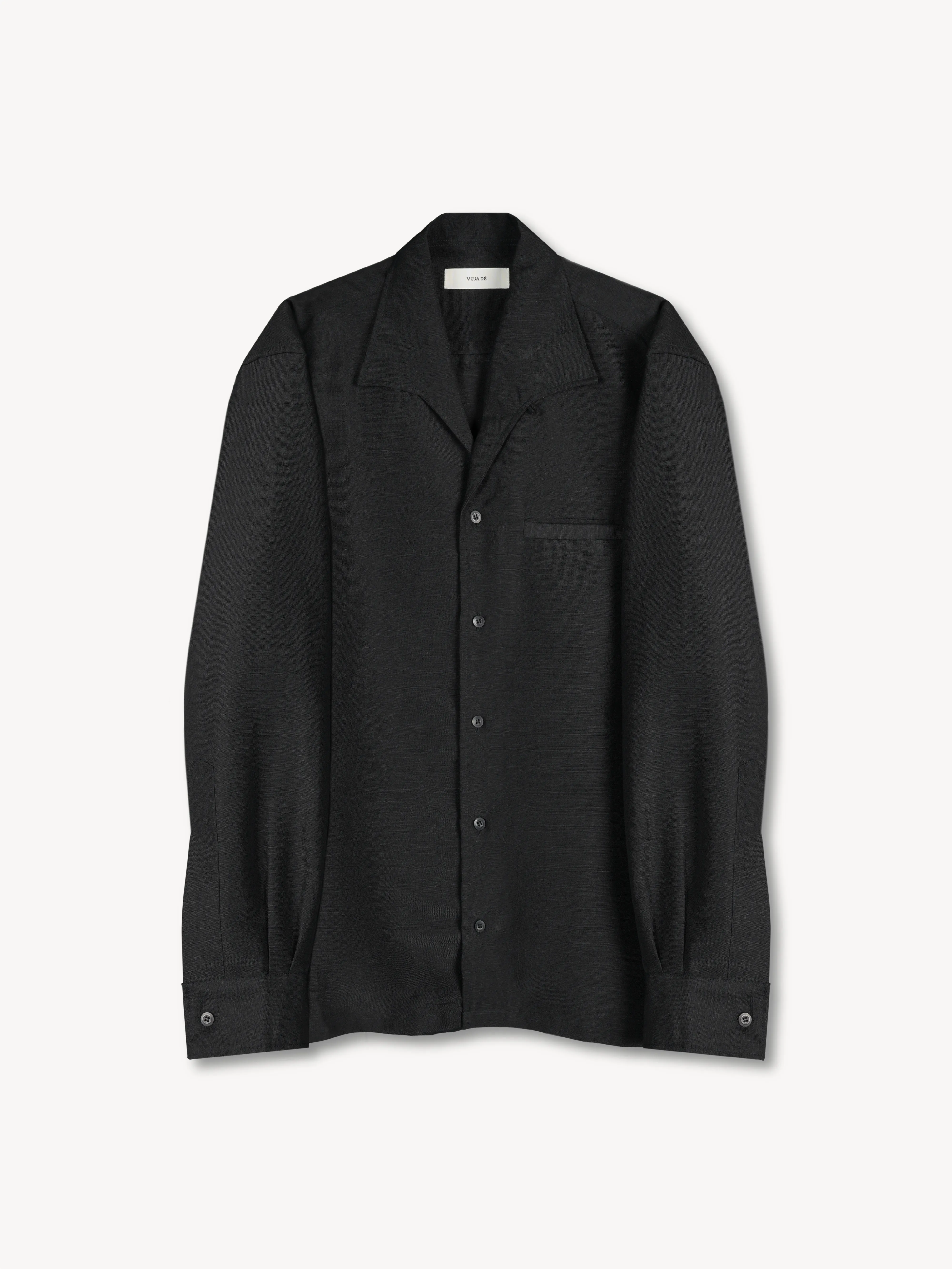 Pierce Shirt in Wool & Linen sold by vuja dè