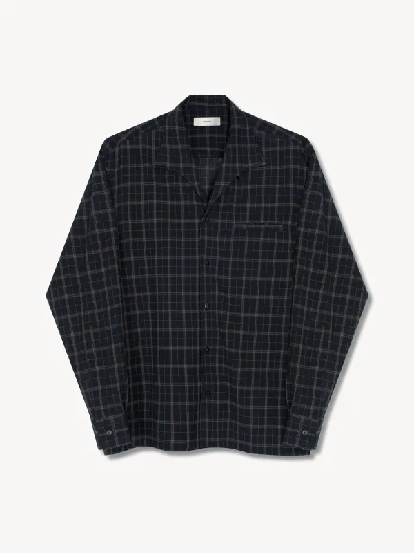 Pierce Plaid Shirt in Wool sold by vuja dè