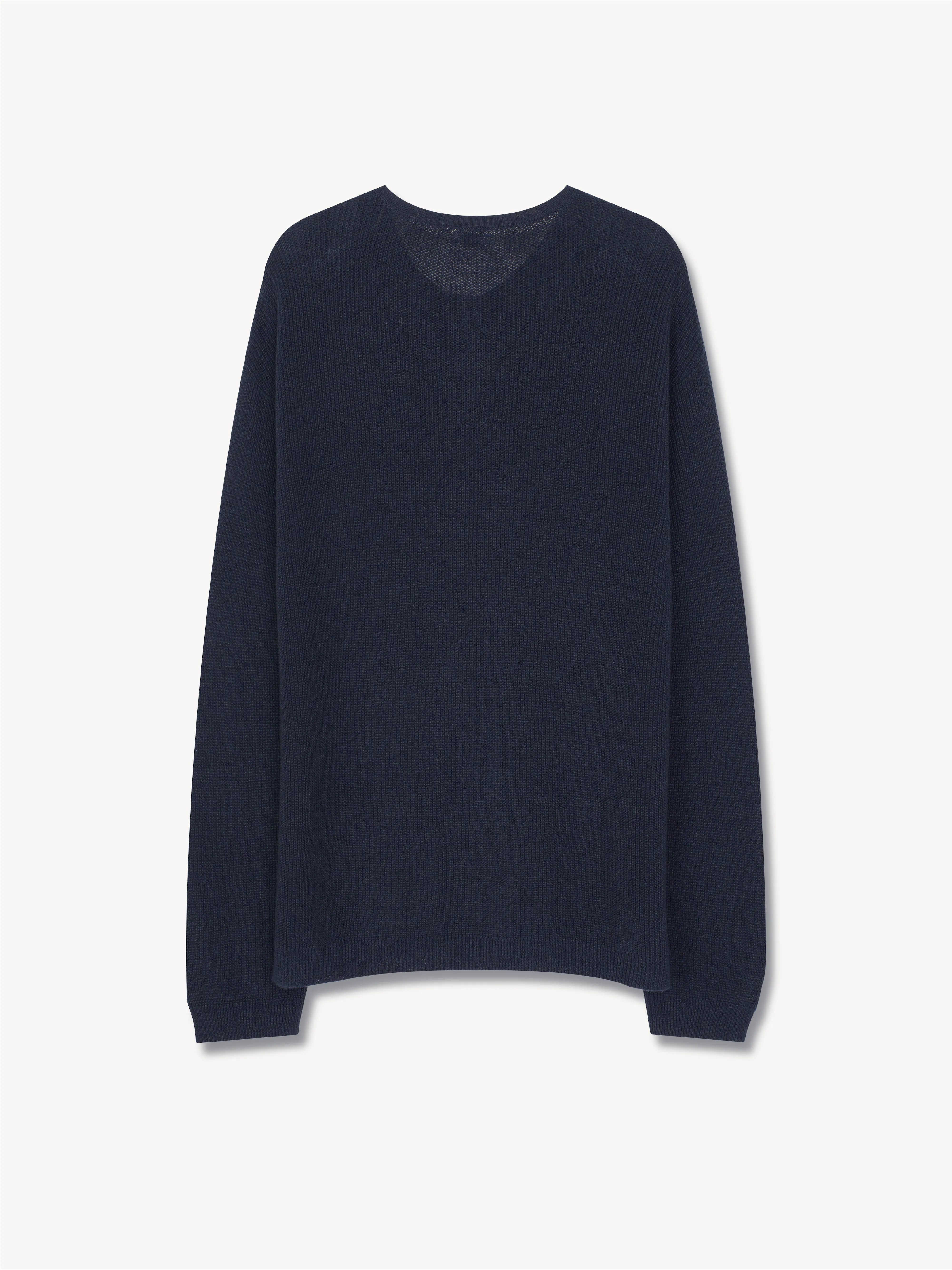 Midas Henley Knit Sweater in Silk & Linen sold by vuja dè product image thumbnail 2