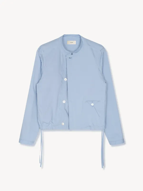 Eva Moto Jacket in Cotton Poplin sold by vuja dè