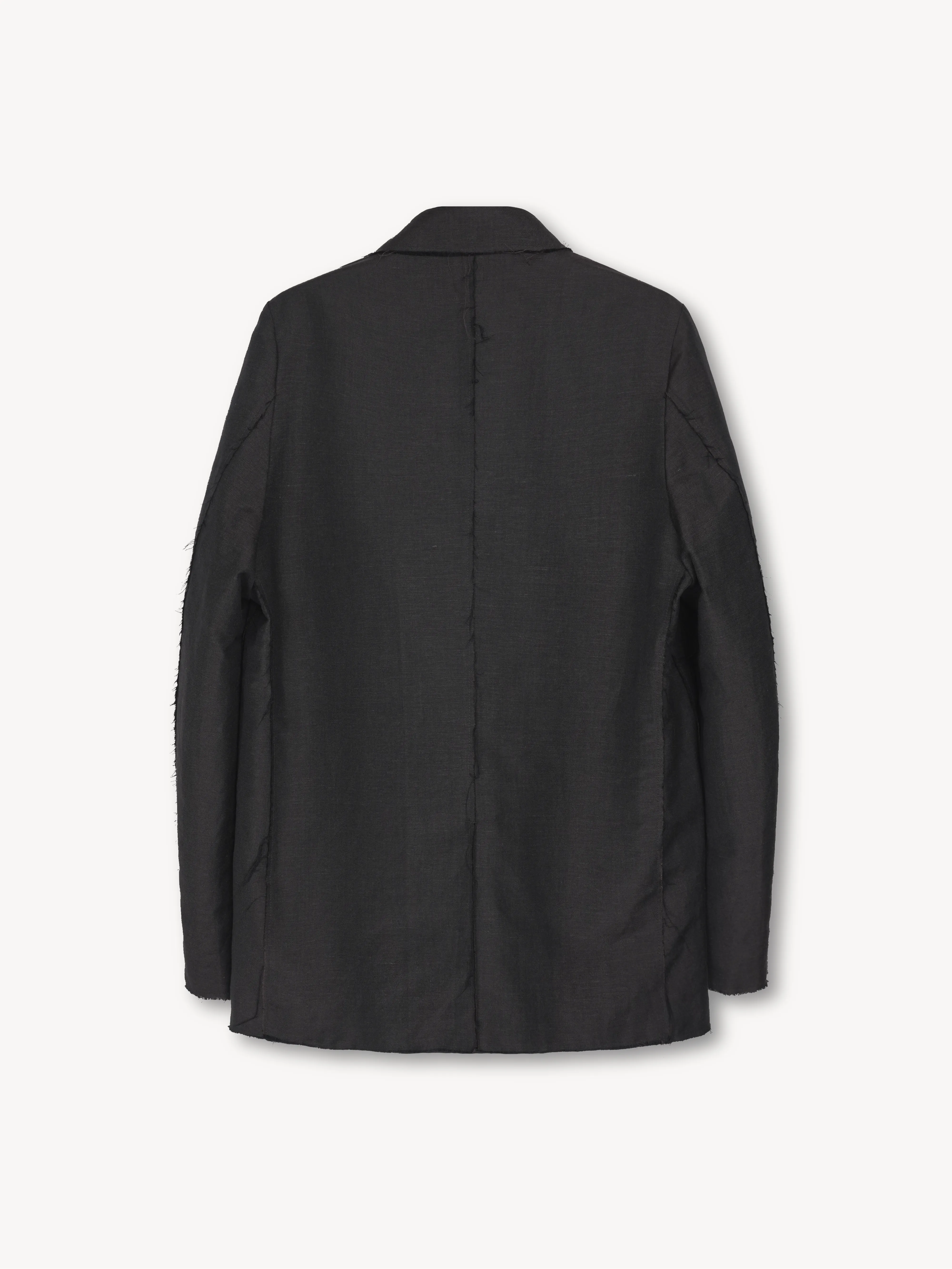 Luca Deconstructed Tailored Jacket in Wool & Linen sold by vuja dè product image thumbnail 2