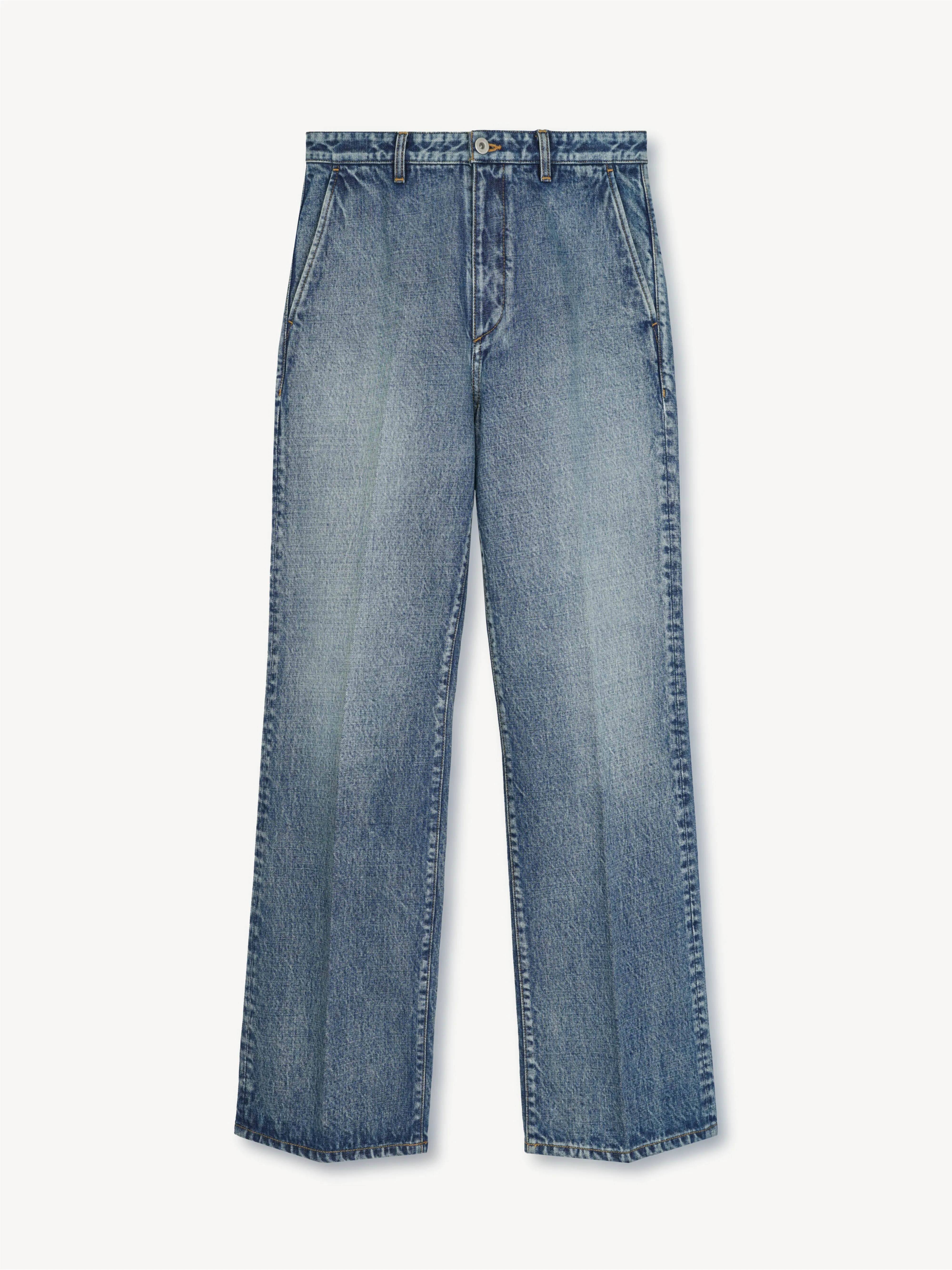 Dylan Flared Denim Pants sold by vuja dè