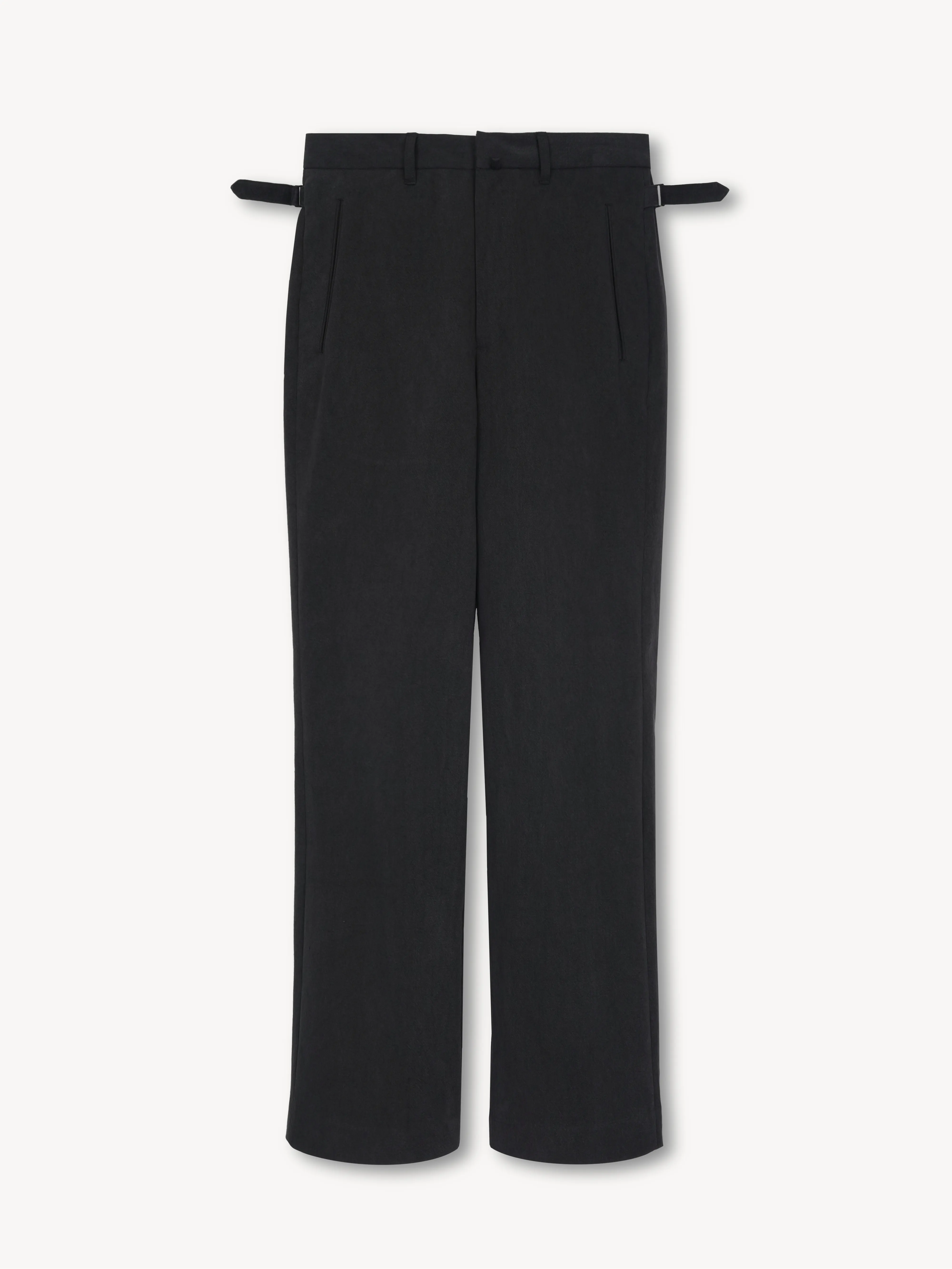 Dylan Flared Trousers in Cotton Nep sold by vuja dè