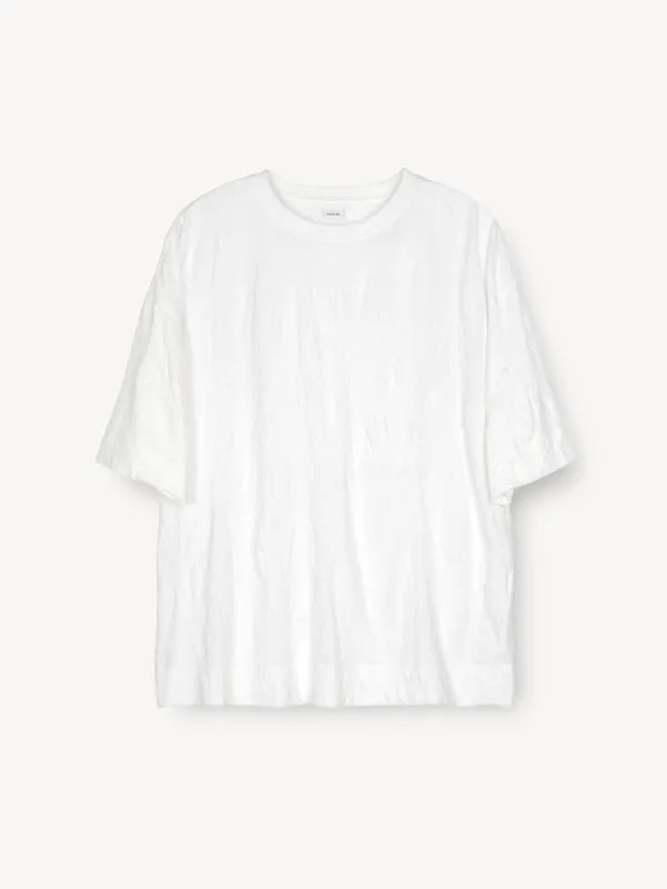 Totti Crinkled T-Shirt in Cotton made by vuja dè