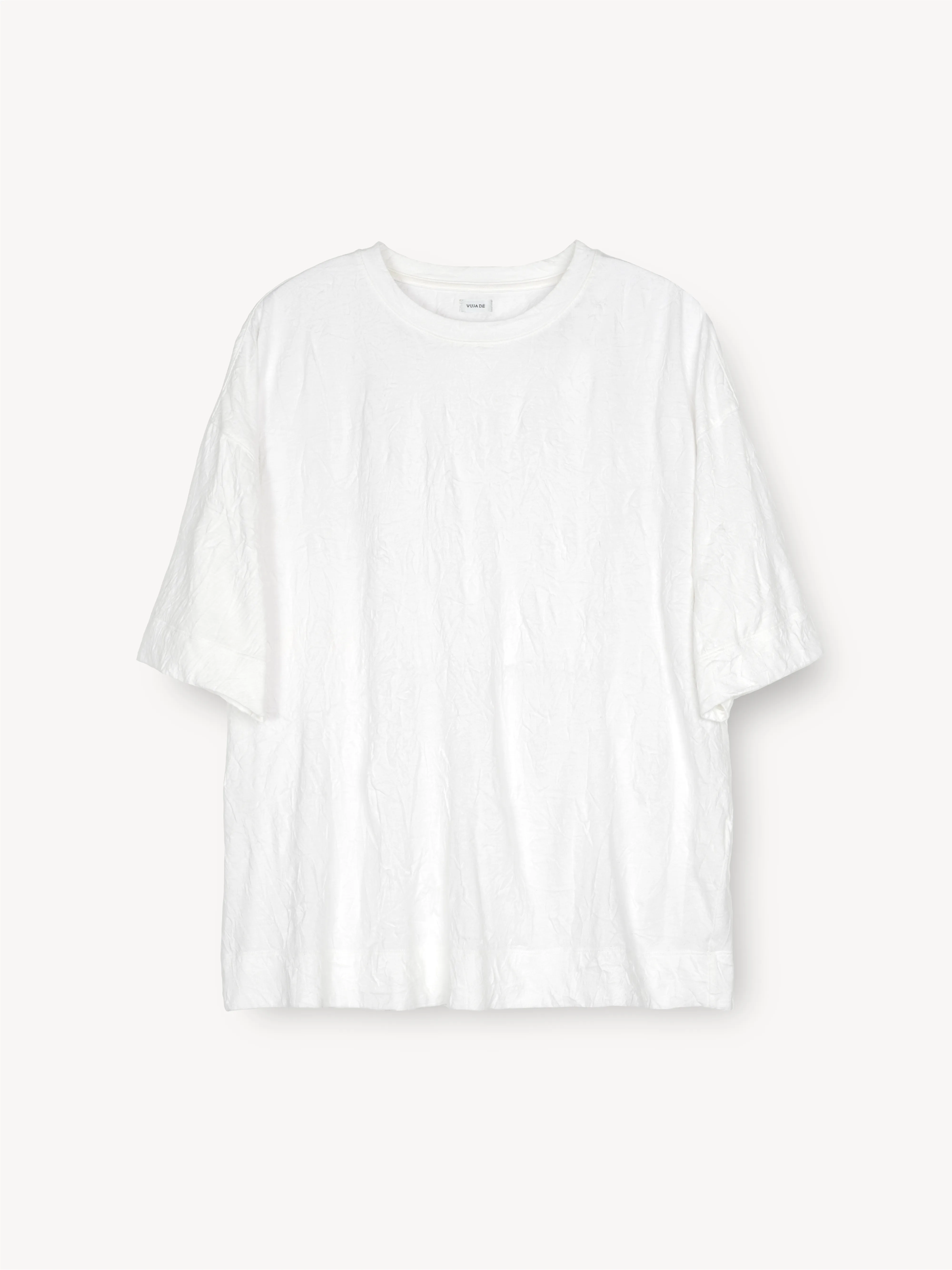 Totti Crinkled T-Shirt in Cotton sold by vuja dè