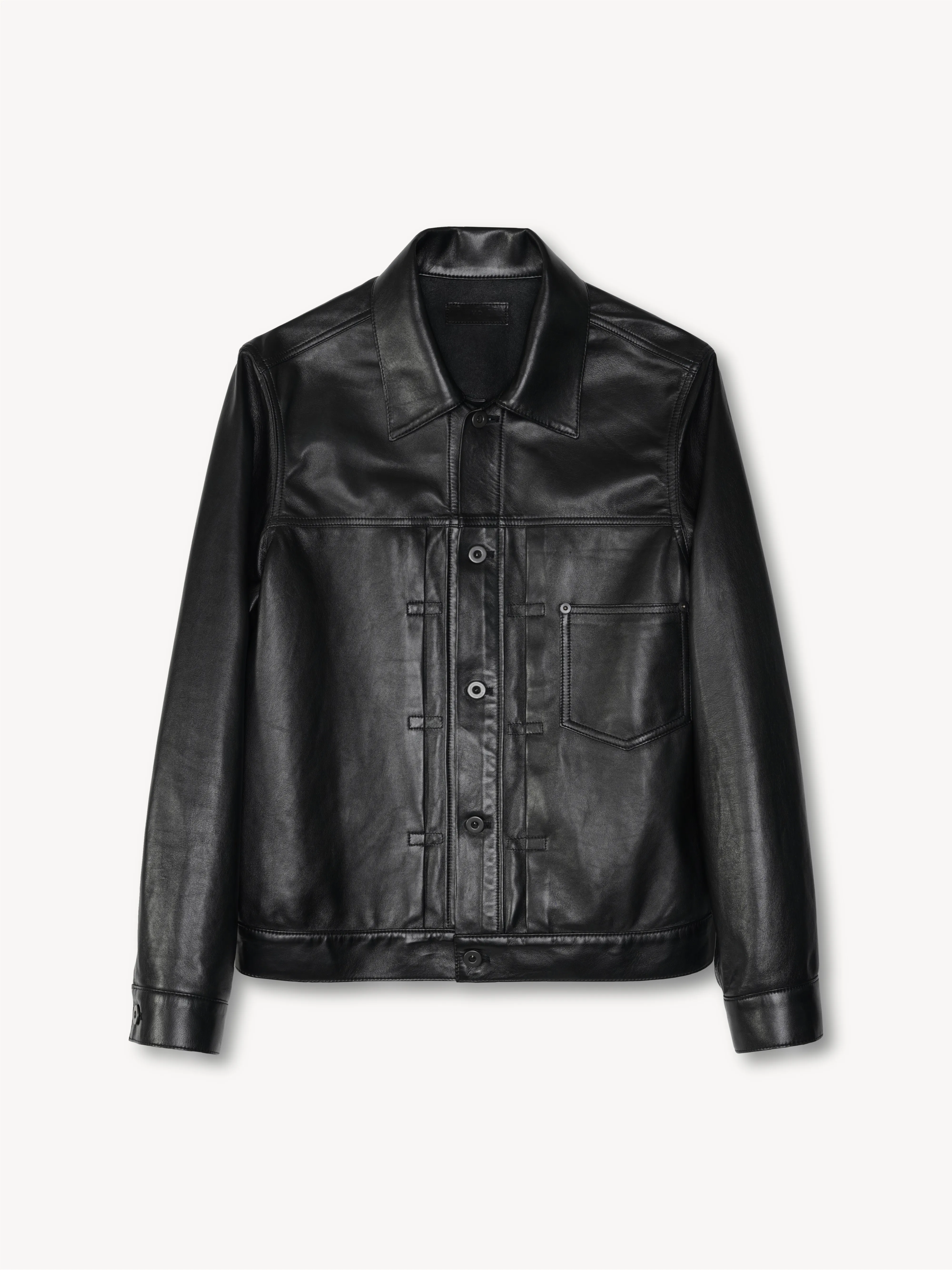 Tate Double-Face Leather Jacket in Sheepskin sold by vuja dè