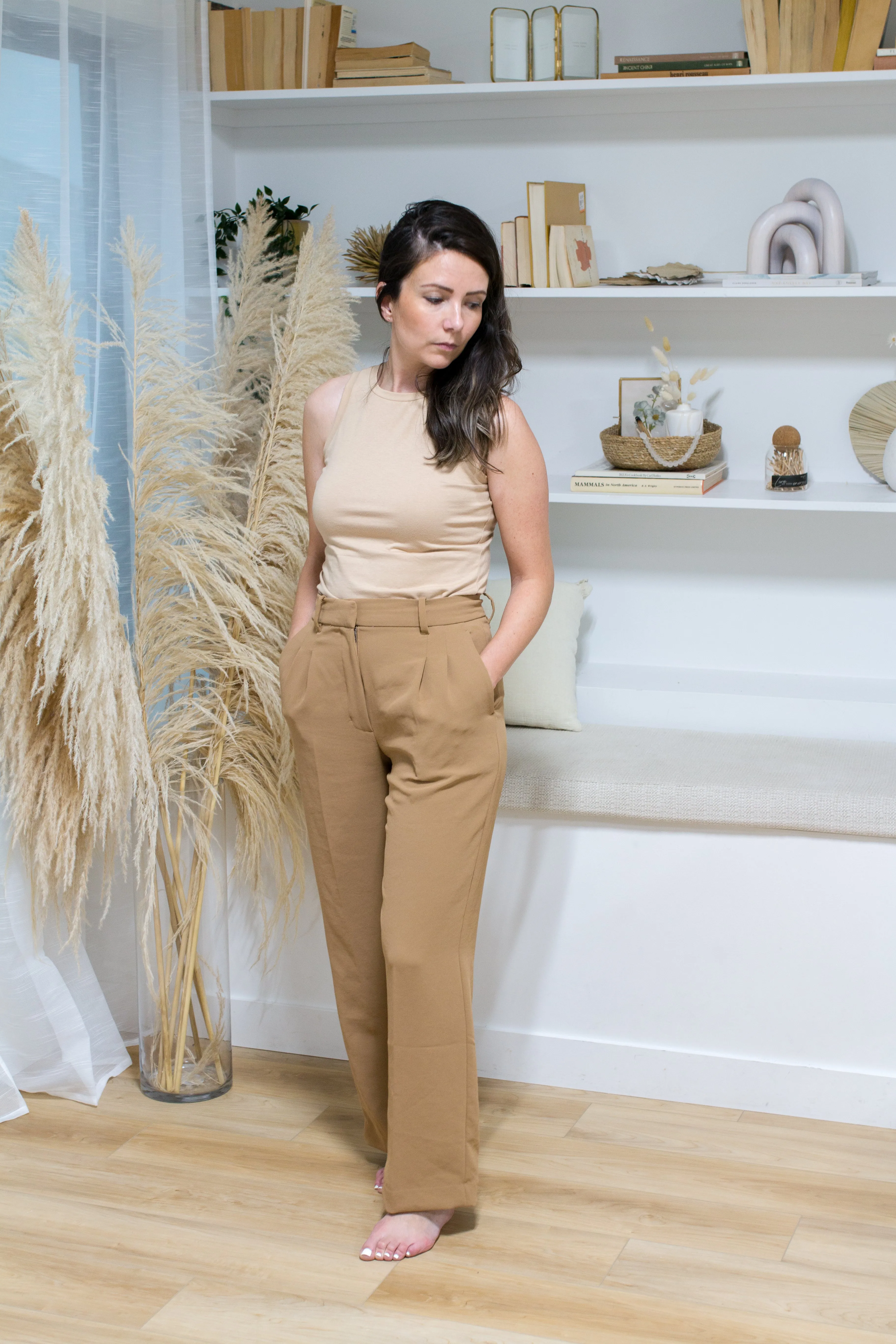 Bev Tank Top in Sand sold by Ang Hill product image thumbnail 5