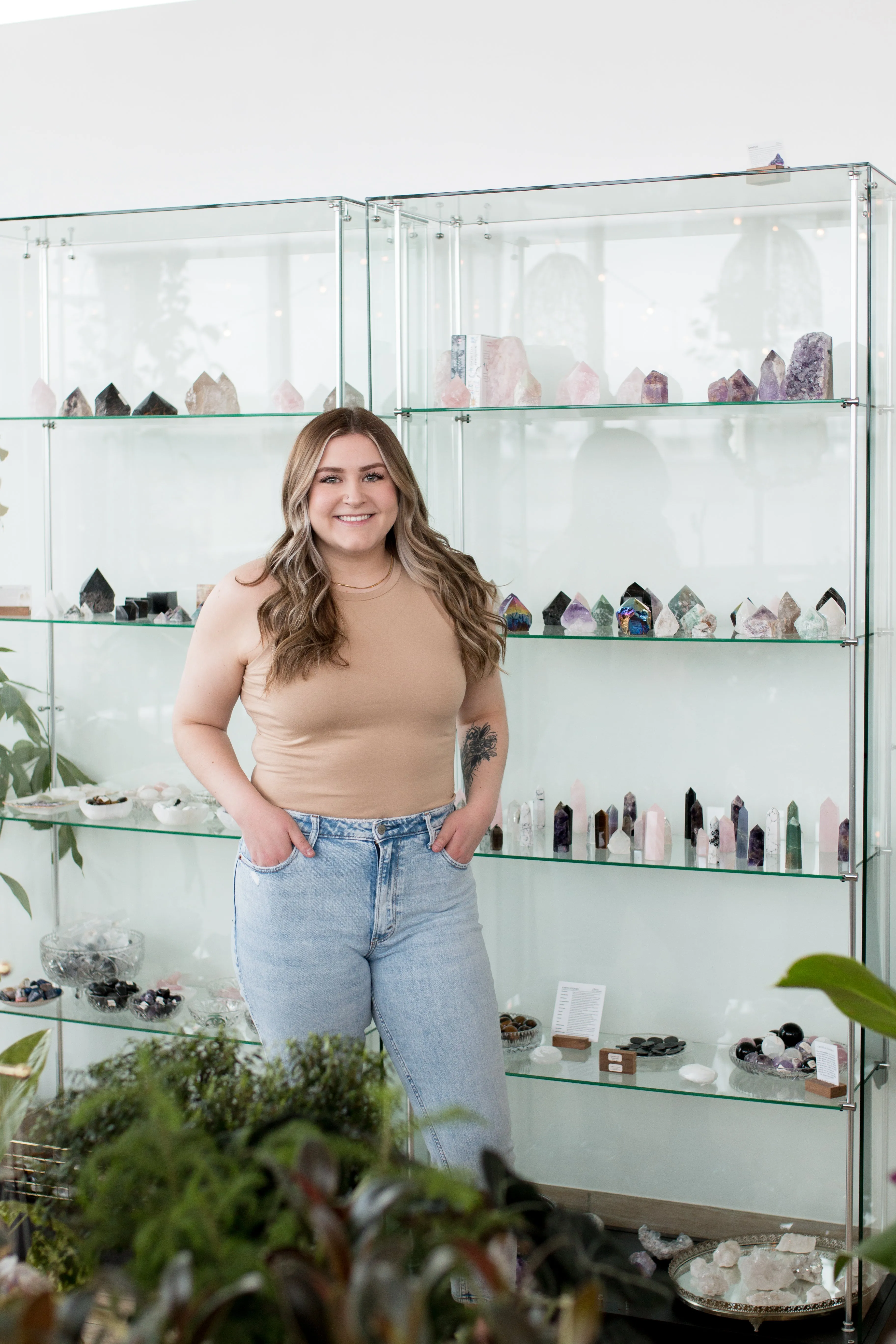 Bev Tank Top in Sand sold by Ang Hill product image thumbnail 4