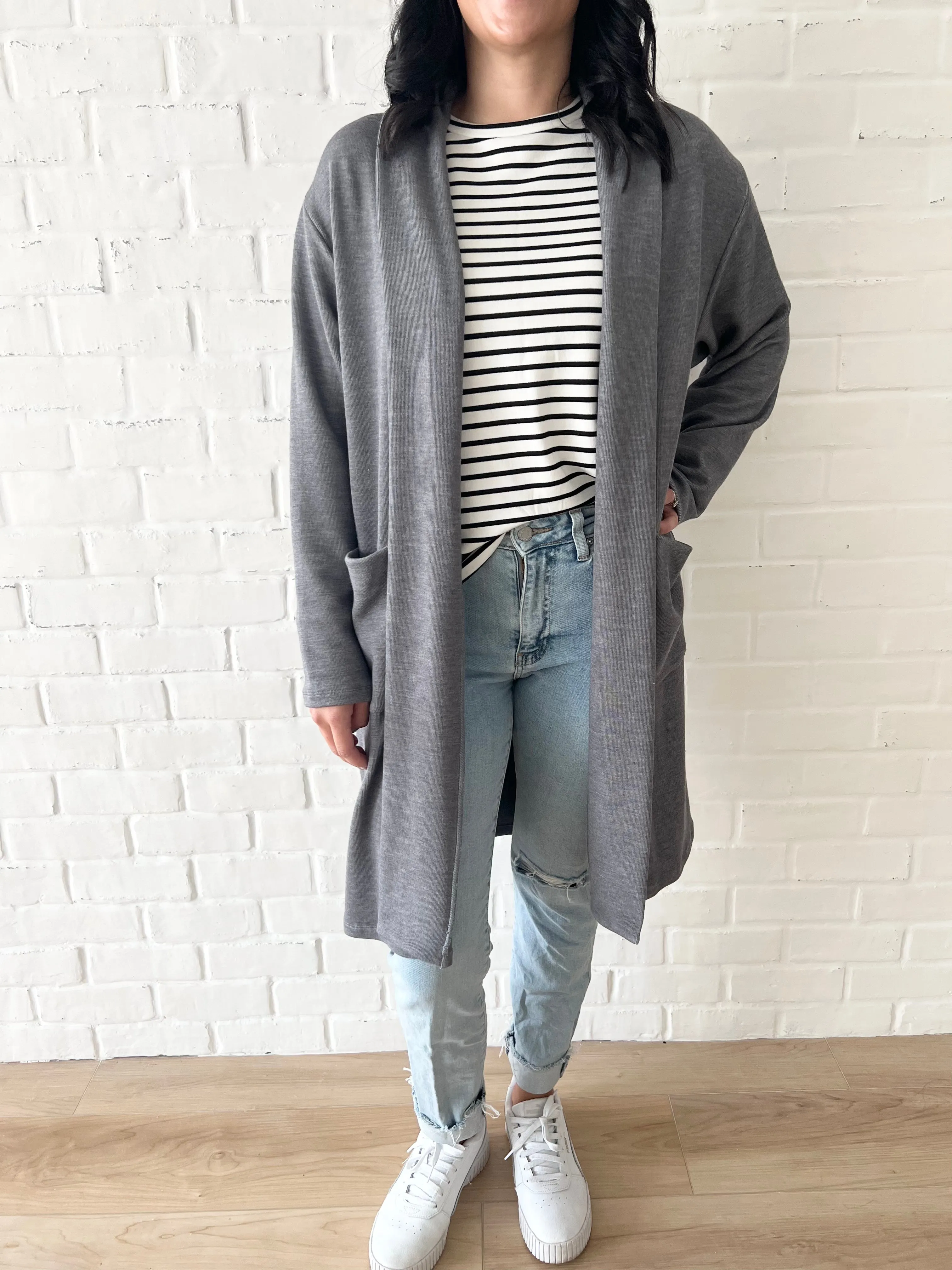 Munro Bamboo Crewneck Sweatshirt in Stripes sold by Ang Hill product image thumbnail 4