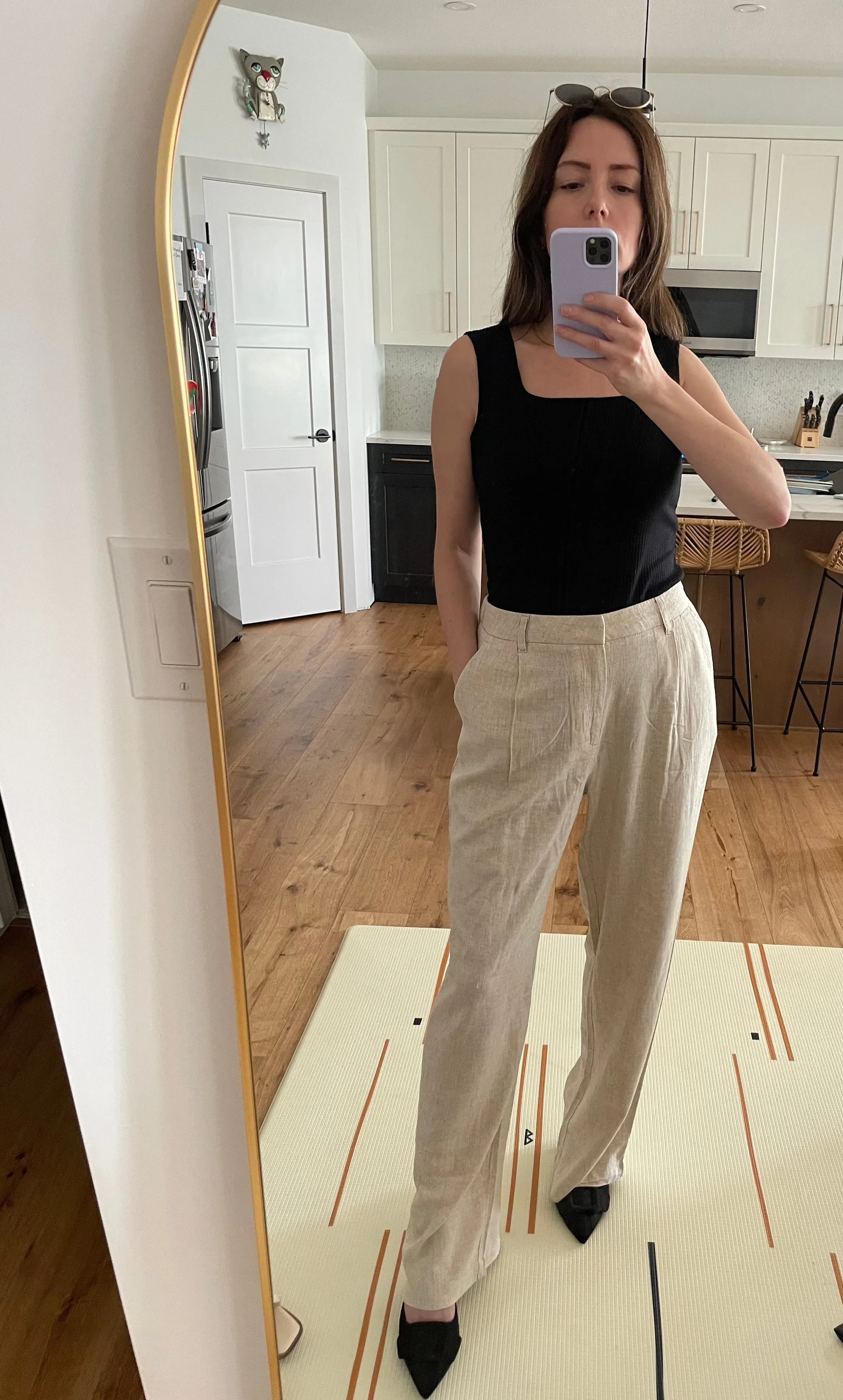 Tracey Square Neck Tank Top sold by Ang Hill product image thumbnail 2