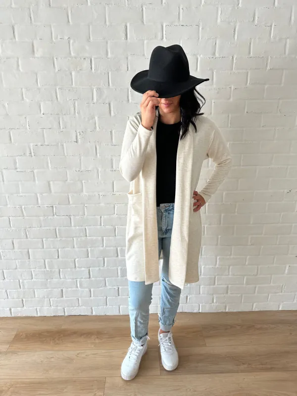 Kerstin Cardigan with Pockets in Ivory sold by Ang Hill