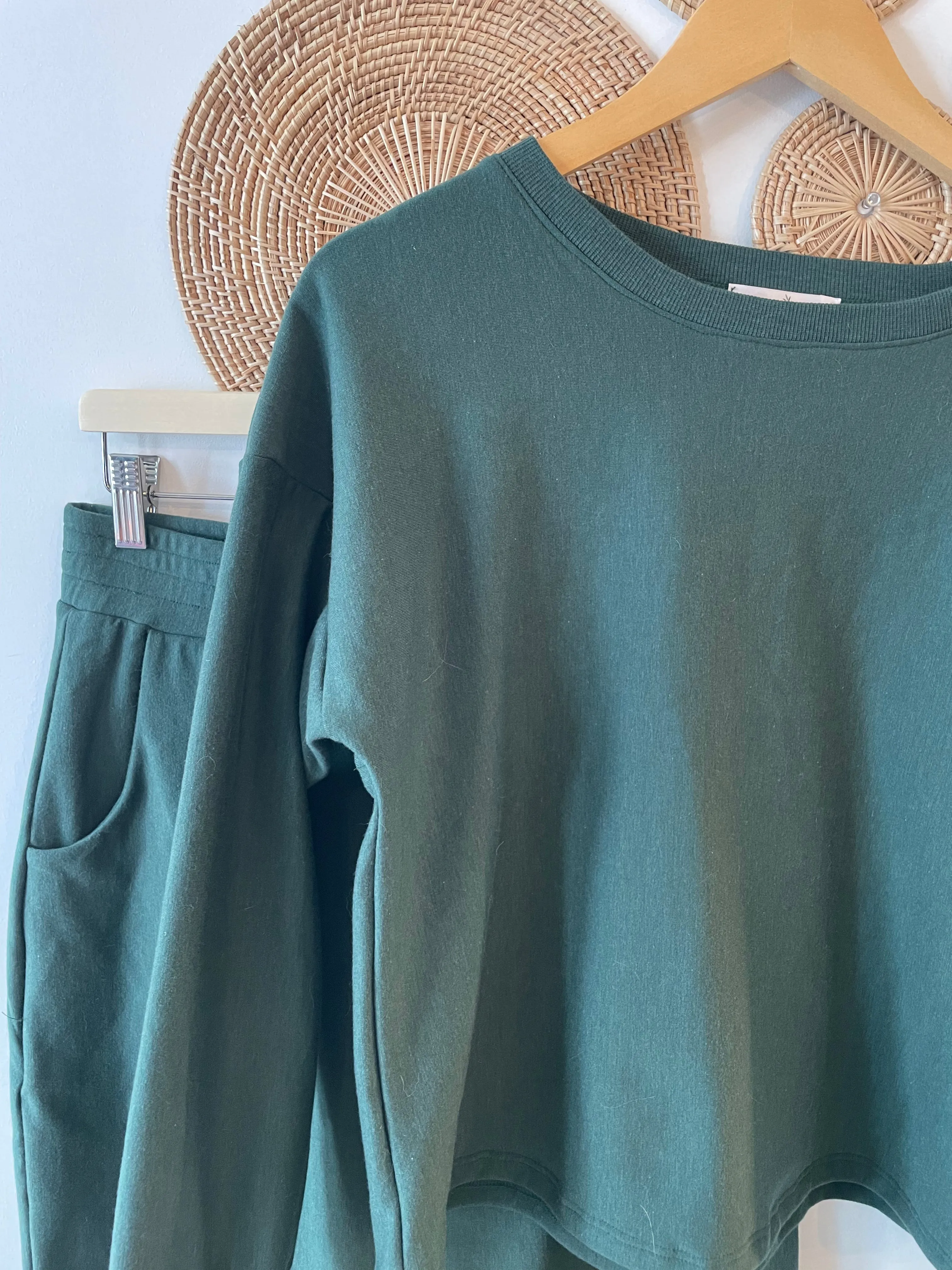 *Pre-order* Munro Organic Cotton Fleece Crewneck sold by Ang Hill