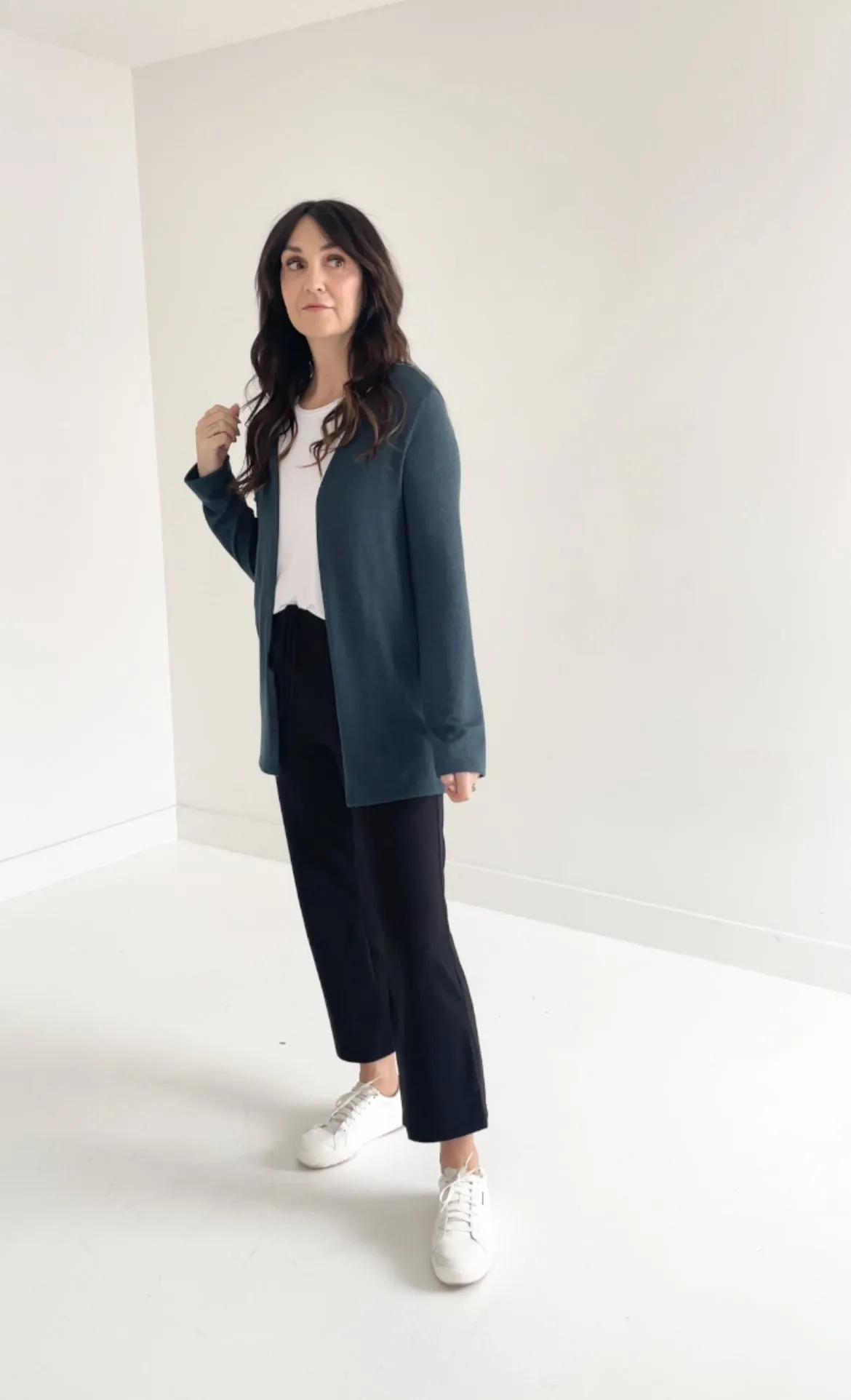 Carolina Cardigan in Juniper sold by Ang Hill product image thumbnail 2