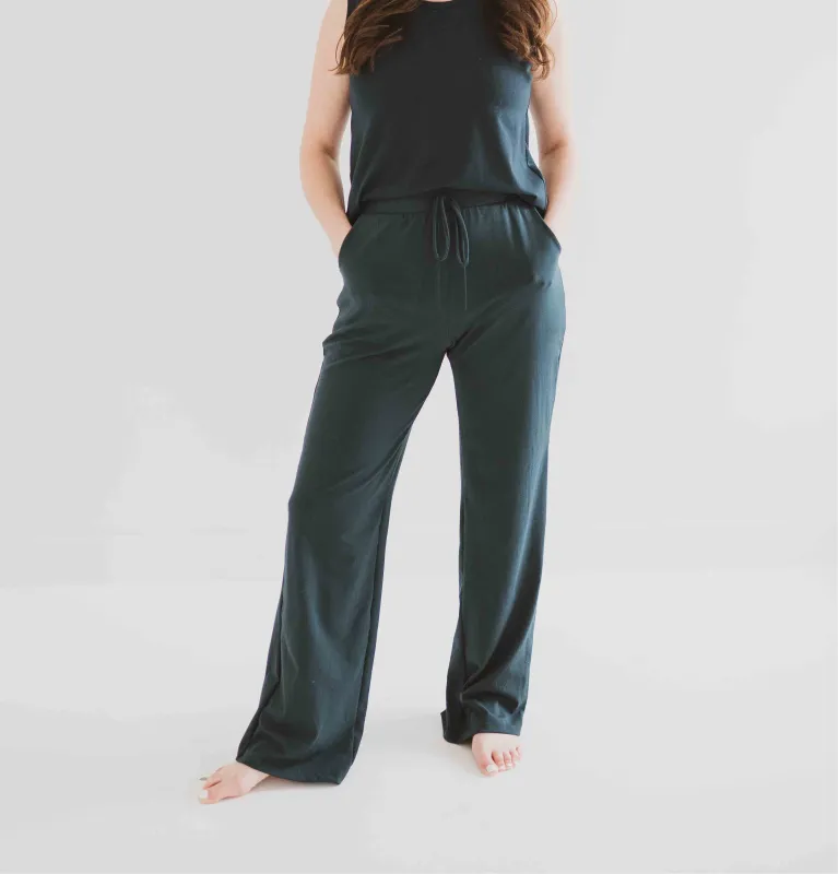 [PRE-ORDER] Riviera Drawstring Pants in Juniper sold by Ang Hill