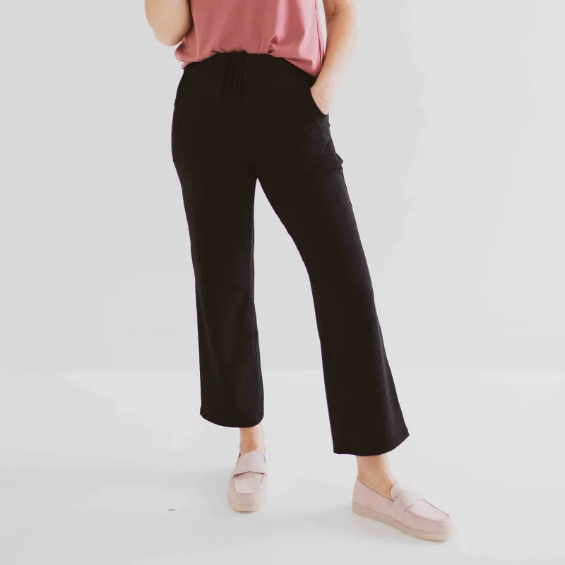 [PRE-ORDER] Riviera Drawstring Pants in Black sold by Ang Hill