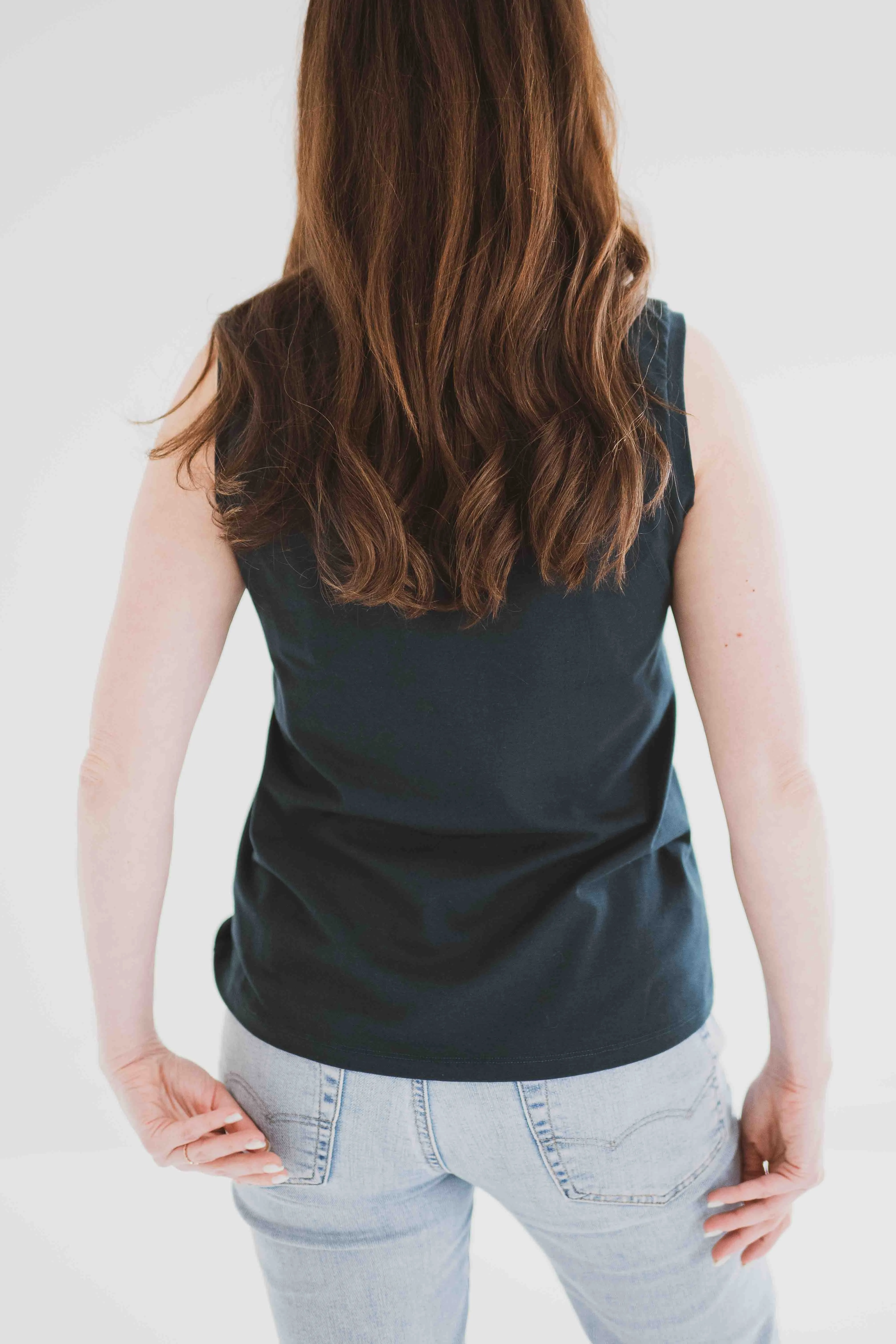 Riviera Tank Top in Juniper sold by Ang Hill product image thumbnail 4