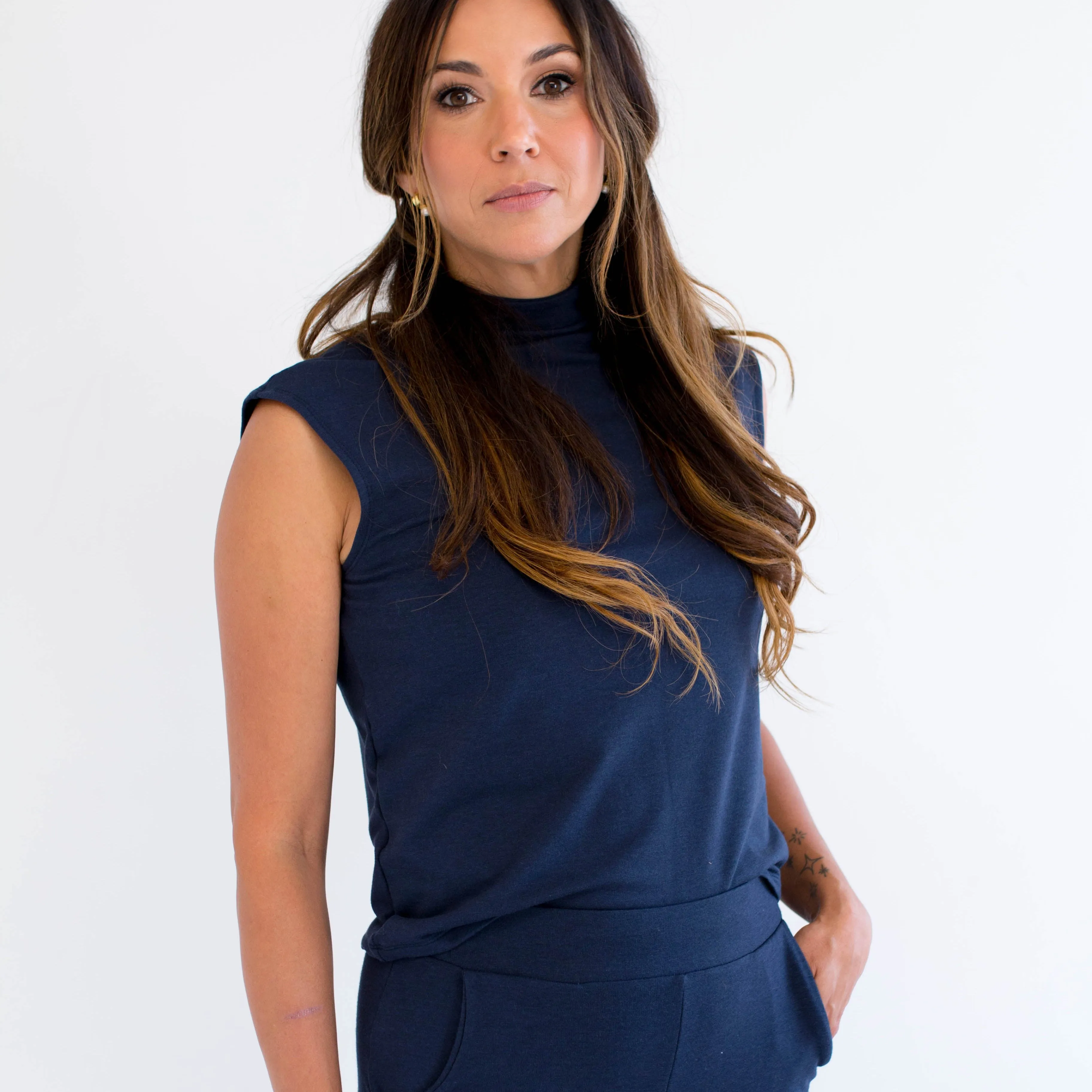 Dori Bamboo Mockneck Top sold by Ang Hill product image thumbnail 2