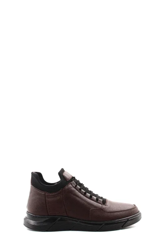 Brown Leather Casual Sneakers Wessi sold by Wessi