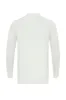 Ecru Crew Neck Slim Fit Knitwear Sweater - Wessi sold by Wessi