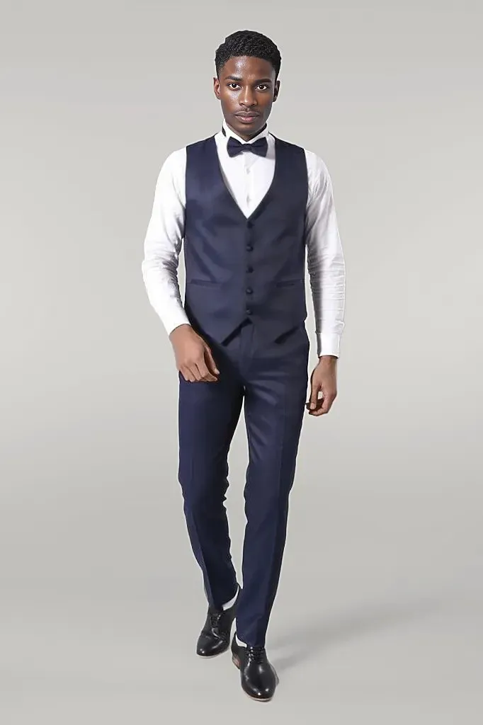 Navy Blue Modeled Tuxedo | Wessi sold by Wessi product image thumbnail 5