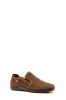 Brown Perforated Slip-On Loafers-Wessi sold by Wessi