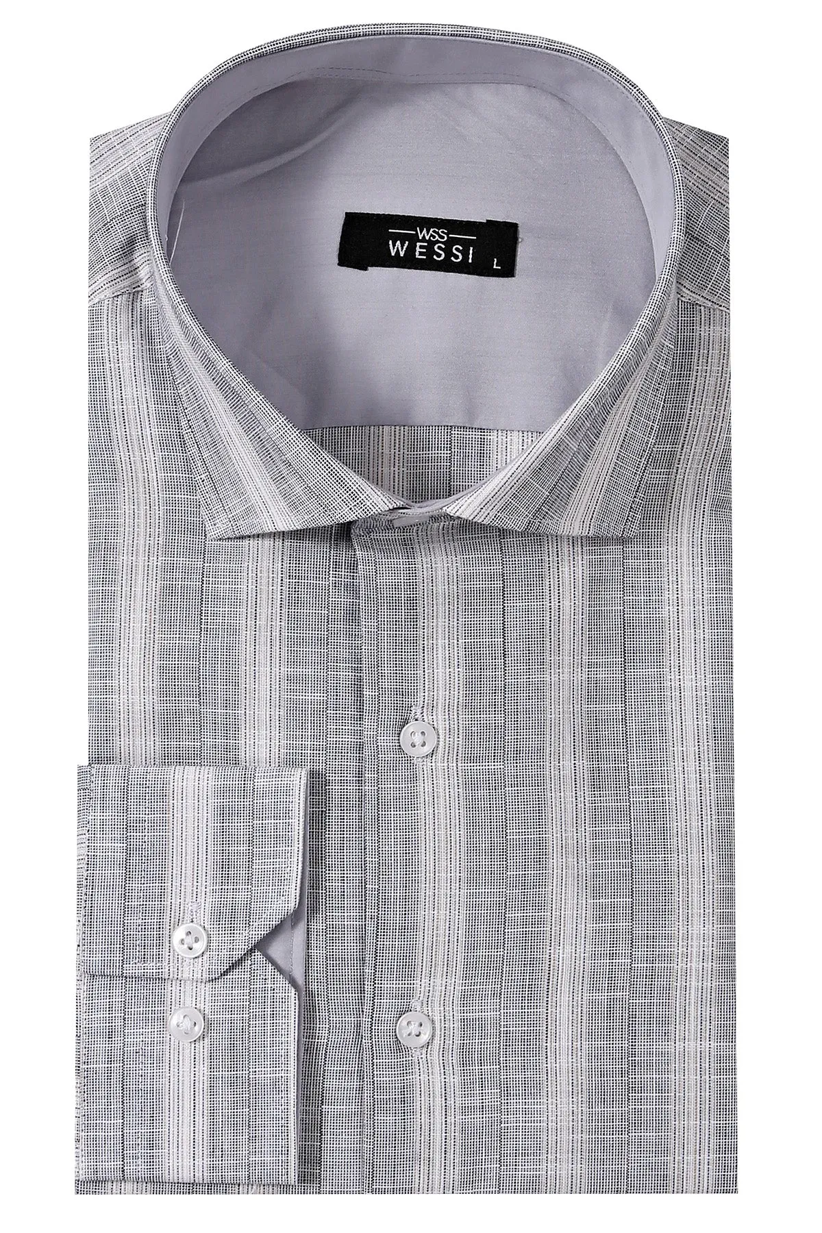Striped Blue Men's Shirt | Wessi sold by Wessi product image thumbnail 4