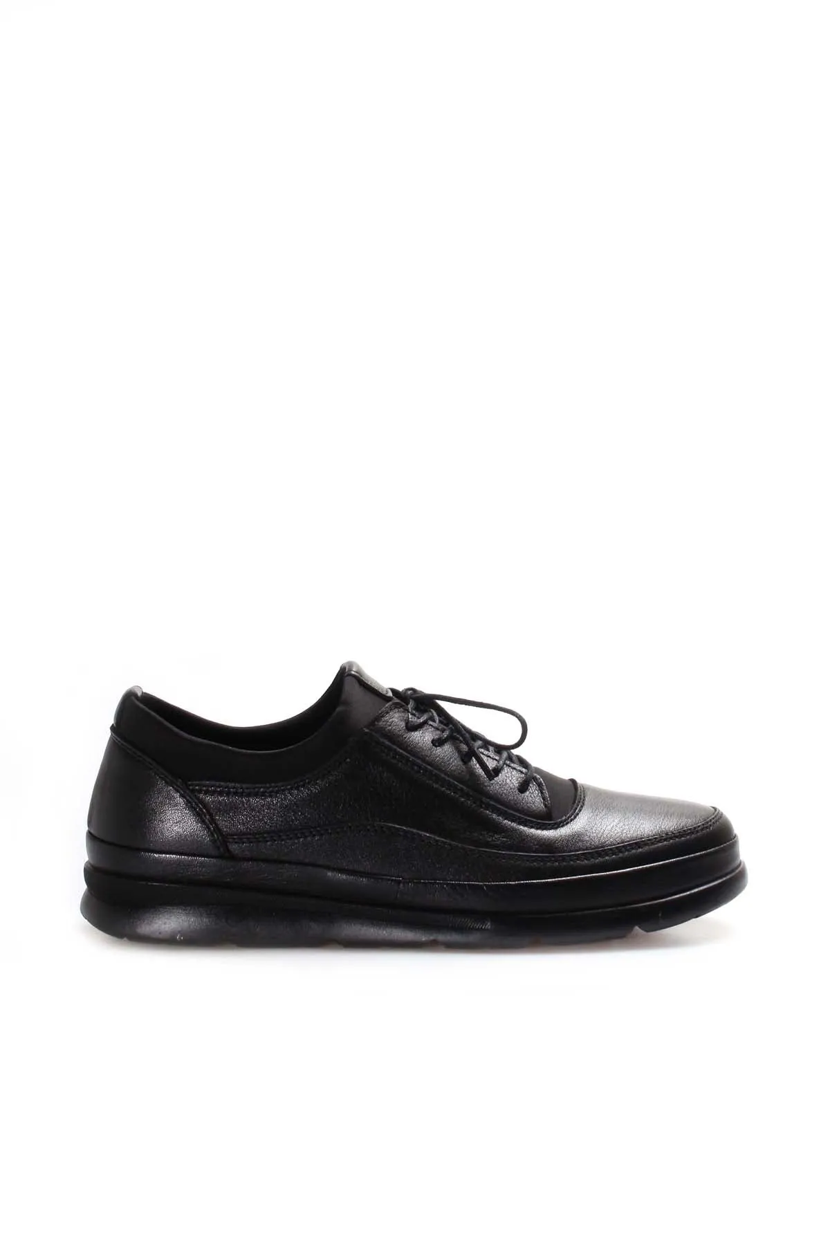 Men's Black Leather Comfort Shoes-Wessi sold by Wessi