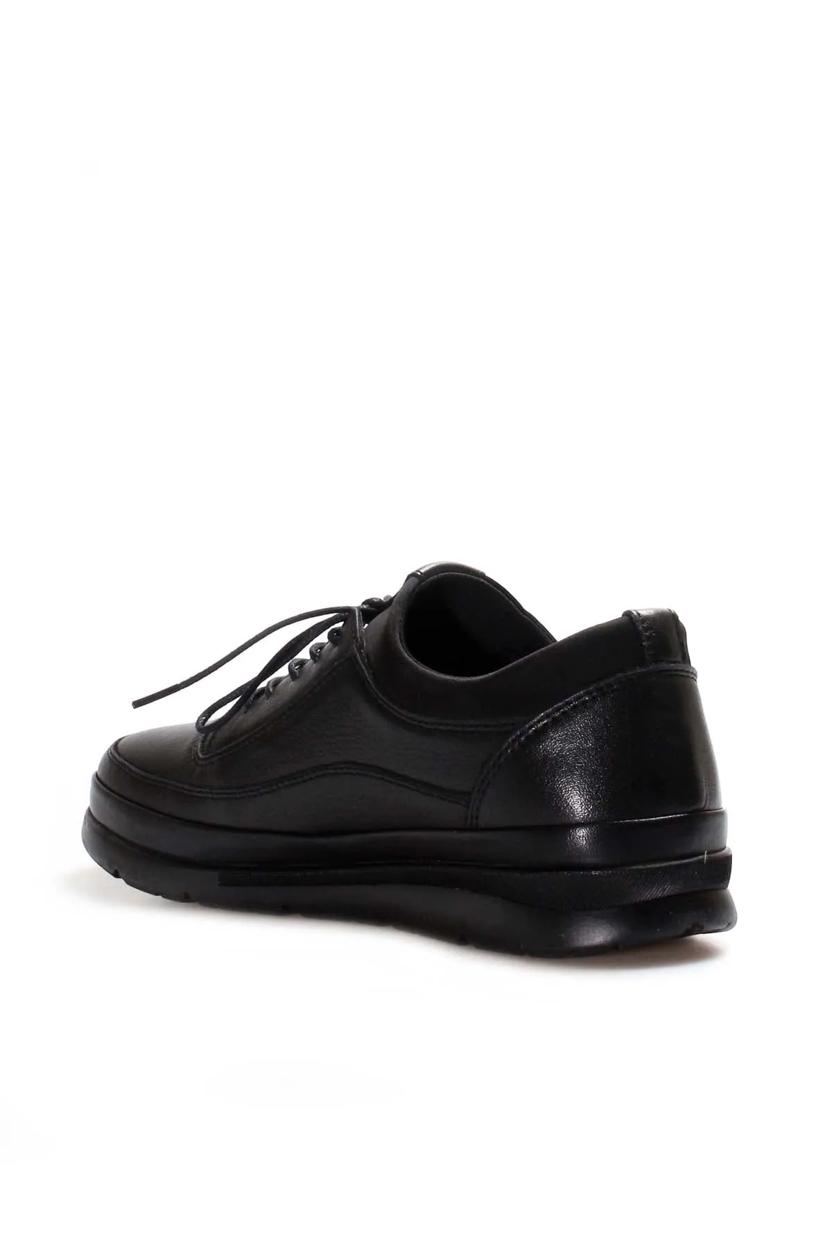 Men's Black Leather Comfort Shoes-Wessi sold by Wessi product image thumbnail 2