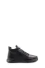 Black Leather High-Top Sneakers Wessi sold by Wessi