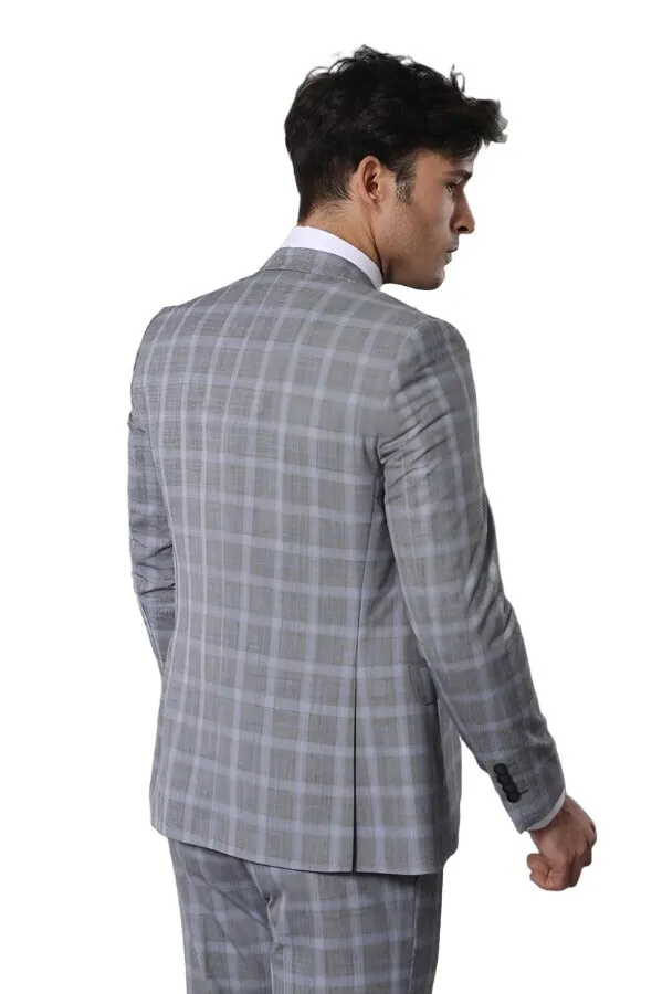 Double Breasted Grey Suit | Wessi sold by Wessi product image thumbnail 4