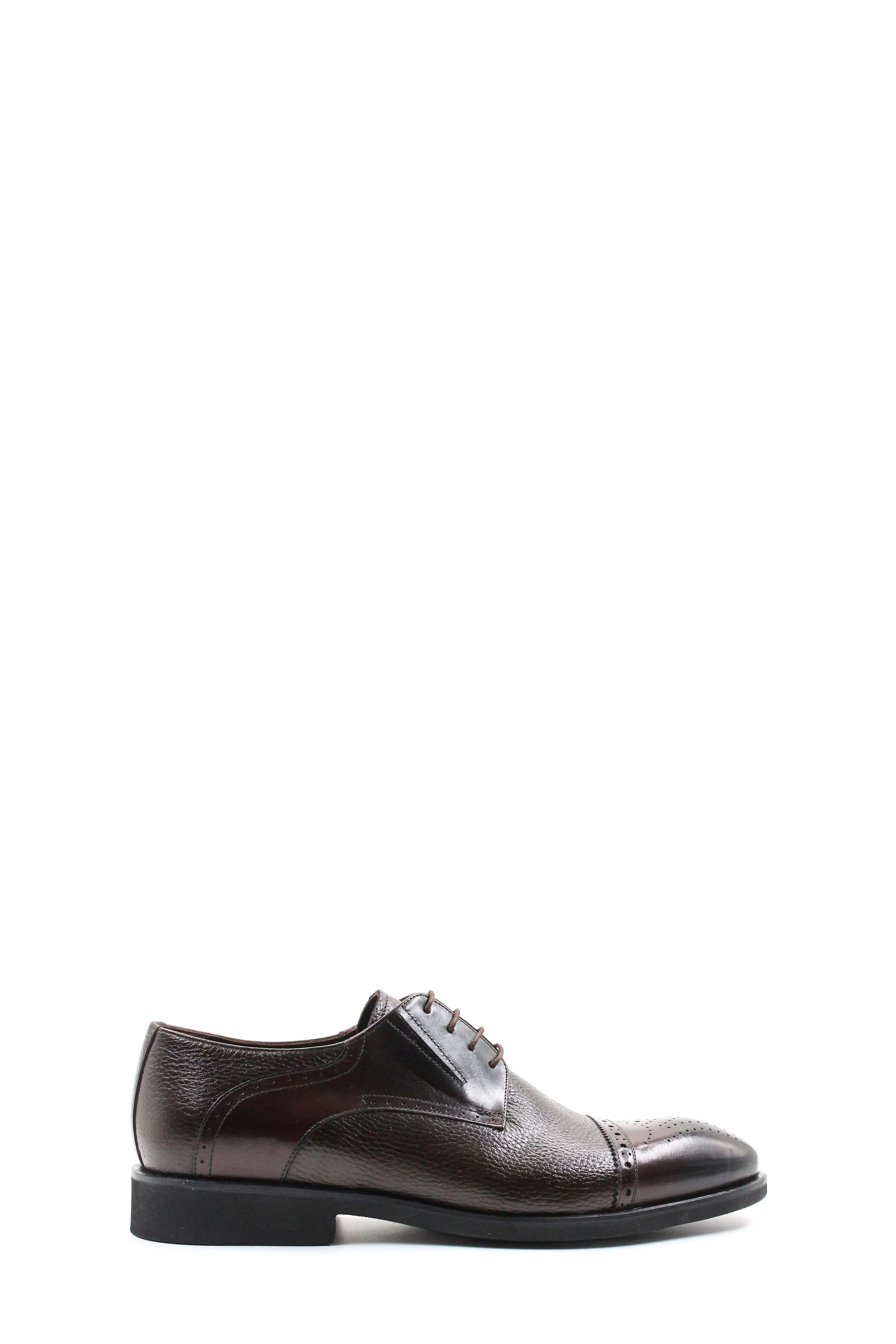 Men's Elegant Brown Brogue Leather Dress Shoes - Wessi sold by Wessi