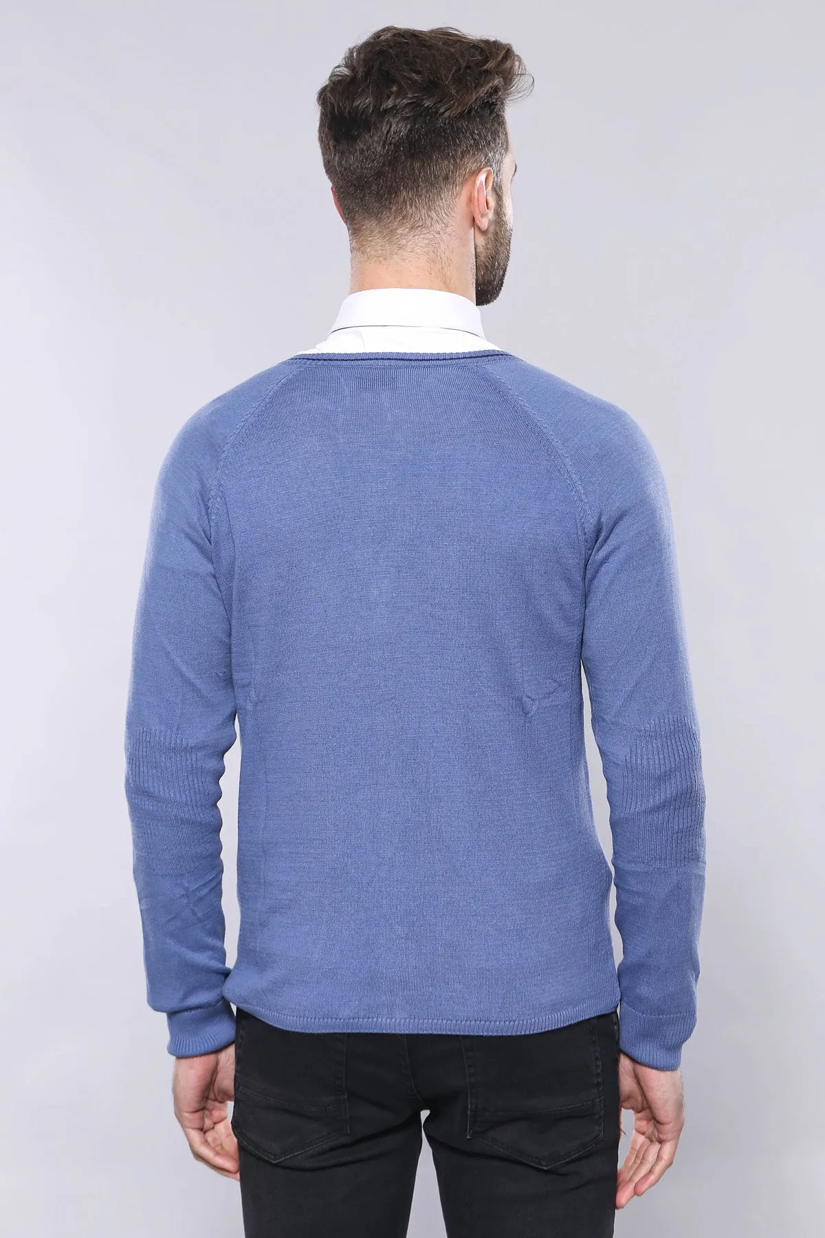 Blue Cotton Knitwear - Wessi sold by Wessi product image thumbnail 4