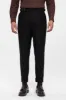 Black Wool Look High Waist Pleated Men's Trousers - Wessi sold by Wessi