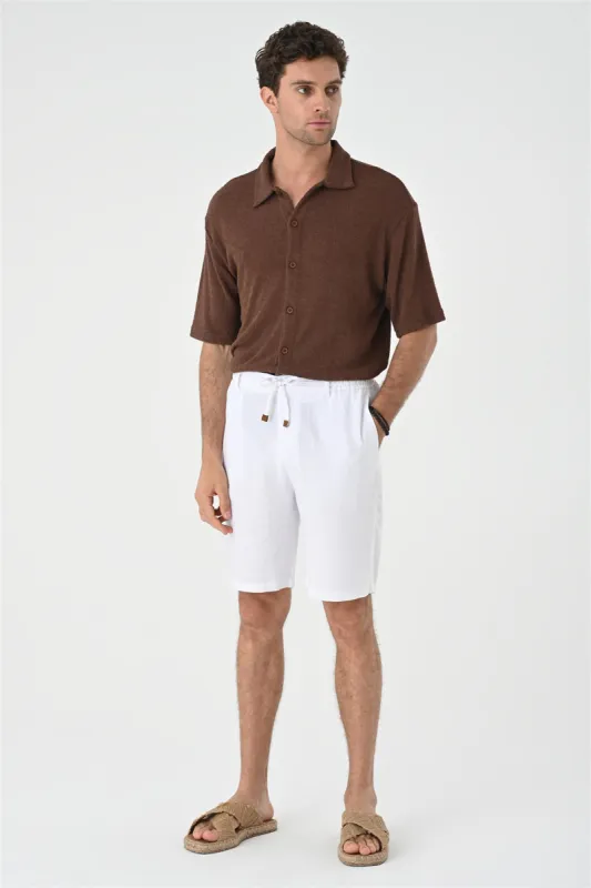 Men's Brown Relax Fit Knitwear  Shirt - Wessi sold by Wessi