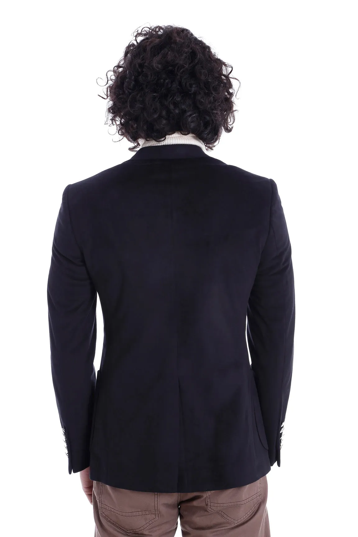 Bag Pocket Rigging Velvet Black Jacket-Wessi sold by Wessi product image thumbnail 3