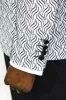 Shiny Patterned White Men Prom Blazer - Wessi sold by Wessi