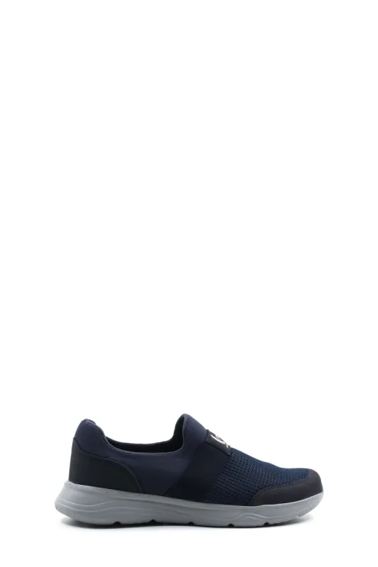 Men's Navy Slip-On Walking Shoes - Wessi sold by Wessi