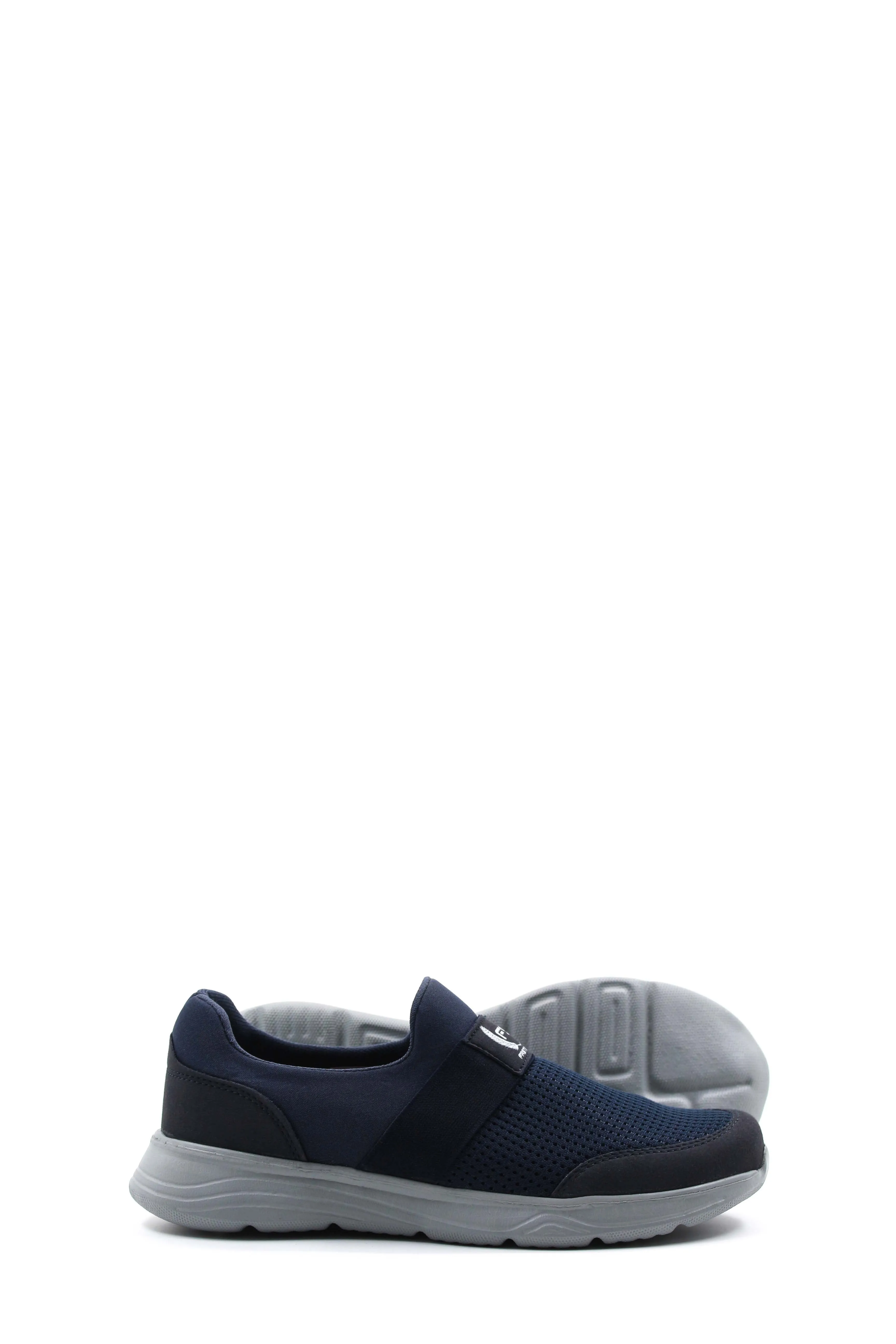 Men's Navy Slip-On Walking Shoes - Wessi sold by Wessi product image thumbnail 4