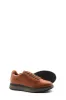 Men's Brown Leather Sneakers with Cushioned Sole - Wessi sold by Wessi