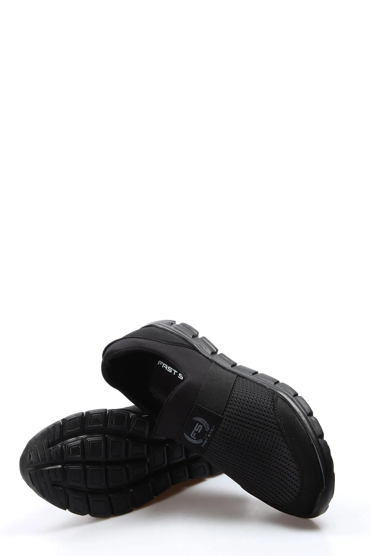 Men's Black Athletic Mesh Slip-On Shoes - Wessi sold by Wessi product image thumbnail 5