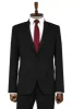 Plain 2 Piece Slim Fit Black Men Suit and Shirt Combination- Wessi sold by Wessi