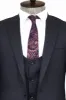 Slim Fit Patterned Navy Blue Men Suit - Wessi sold by Wessi