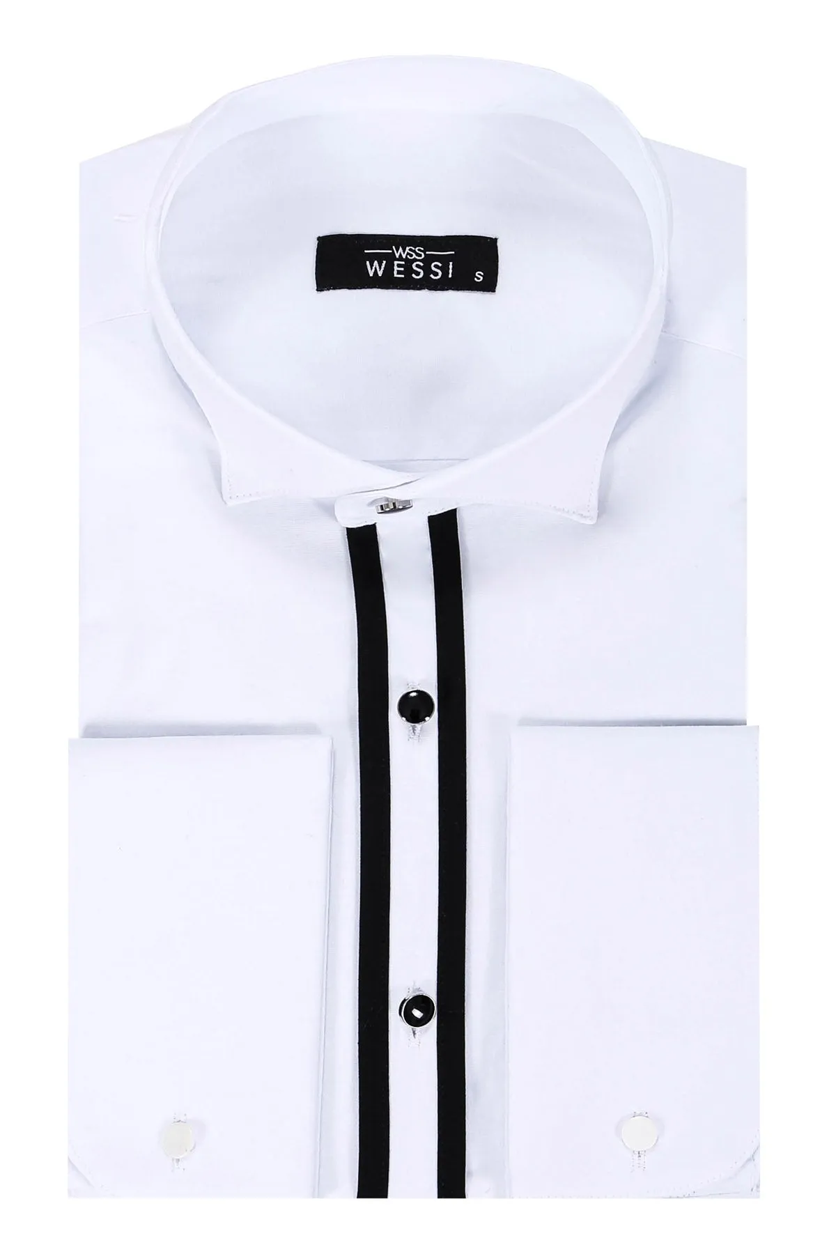 Button Detailed White Formal Shirt - Wessi sold by Wessi product image thumbnail 2