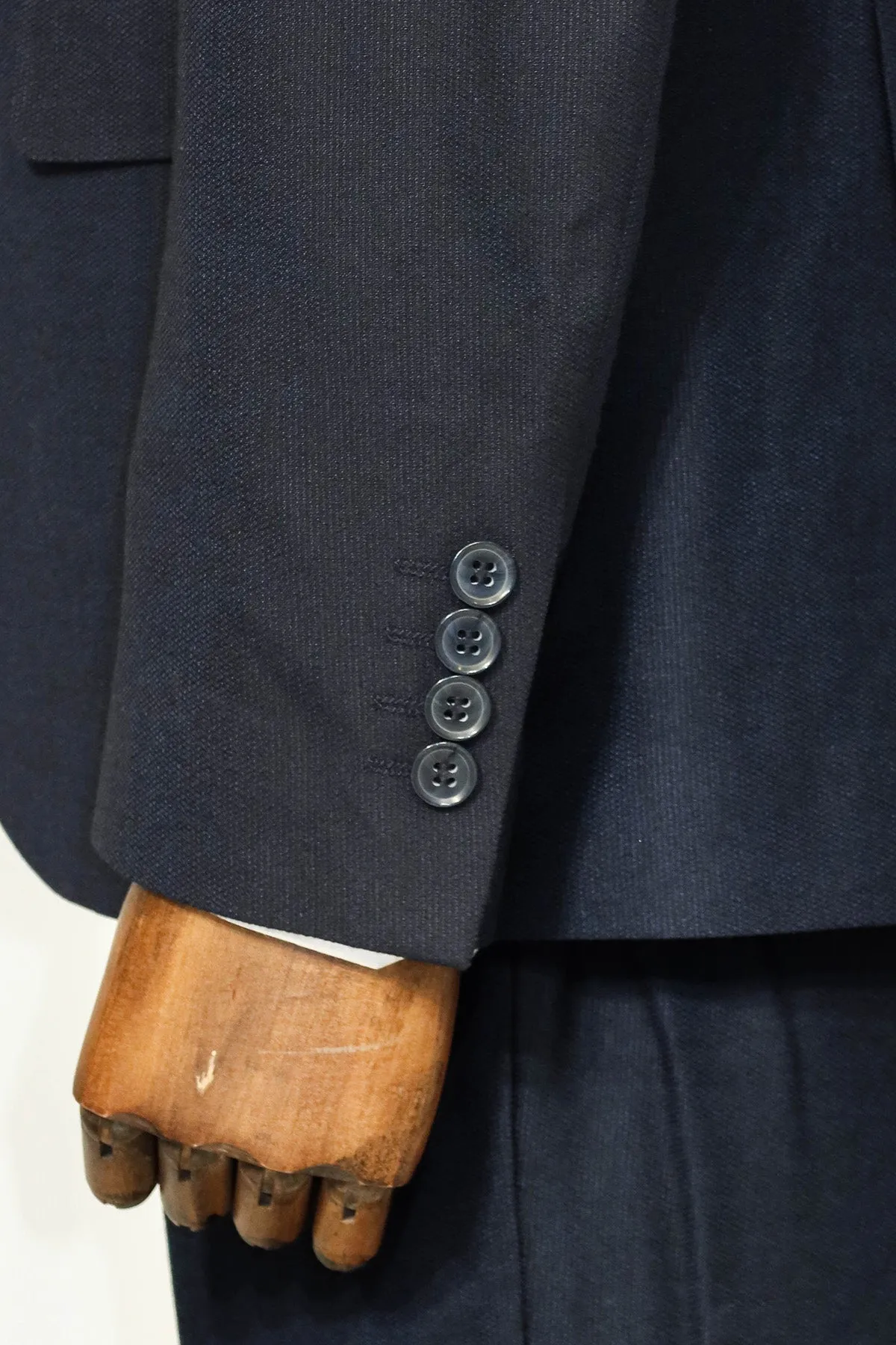 3 -Piece Single Button Peak Lapel Navy Blue Men Suit - Wessi sold by Wessi product image thumbnail 5