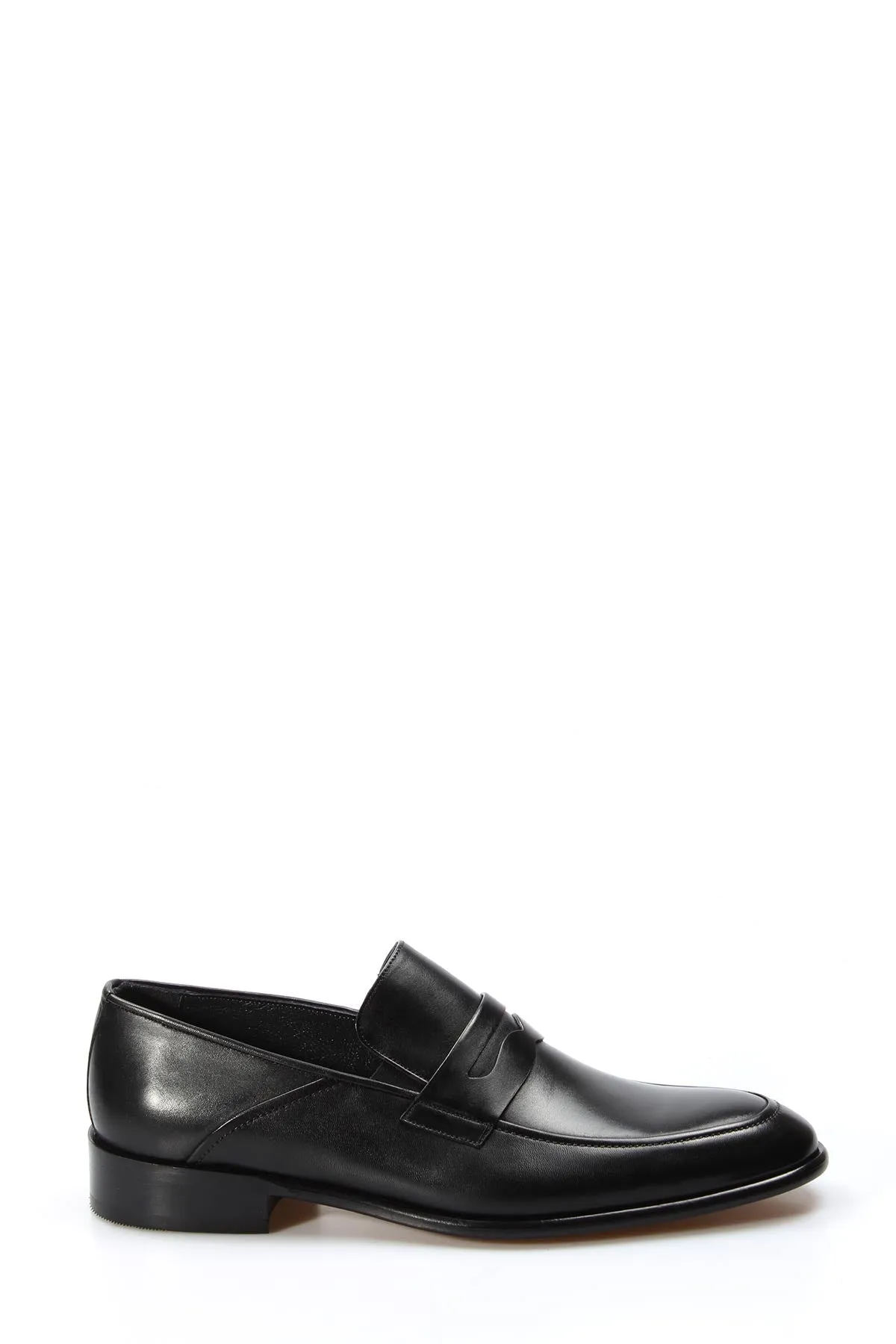 Men's Black Leather Classic Penny Loafers - Wessi sold by Wessi
