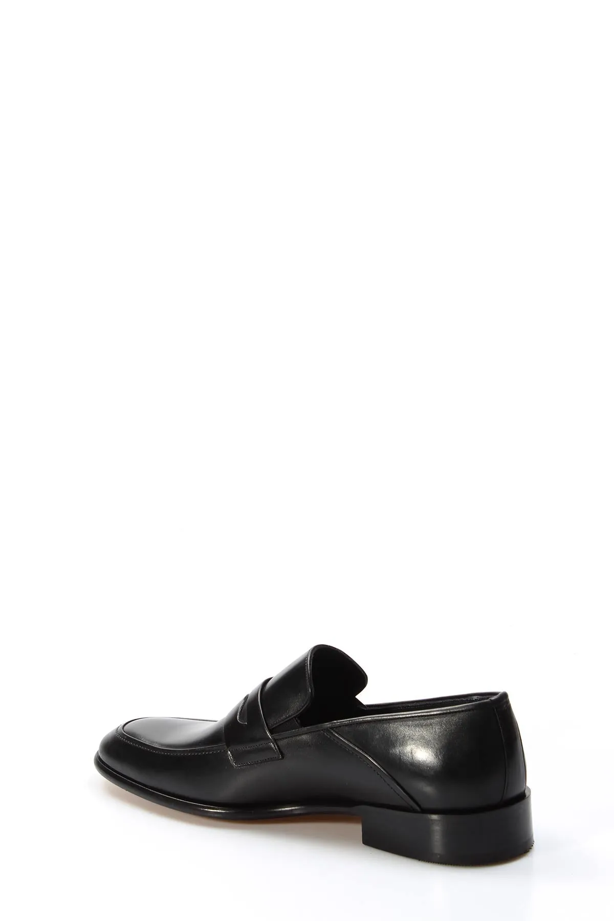 Men's Black Leather Classic Penny Loafers - Wessi sold by Wessi product image thumbnail 2