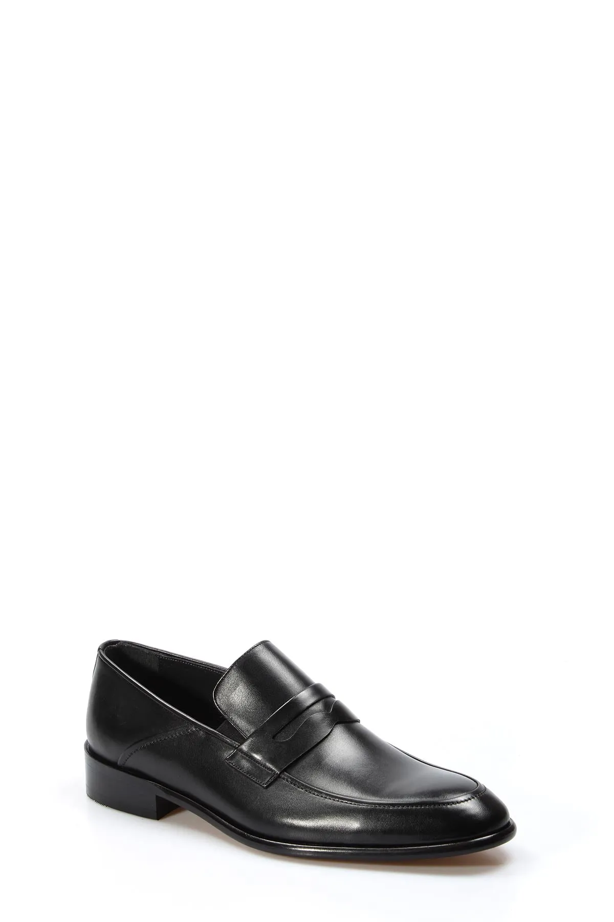 Men's Black Leather Classic Penny Loafers - Wessi sold by Wessi product image thumbnail 3