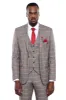 Checked Slim-Fit Grey Men Blazer - Wessi sold by Wessi