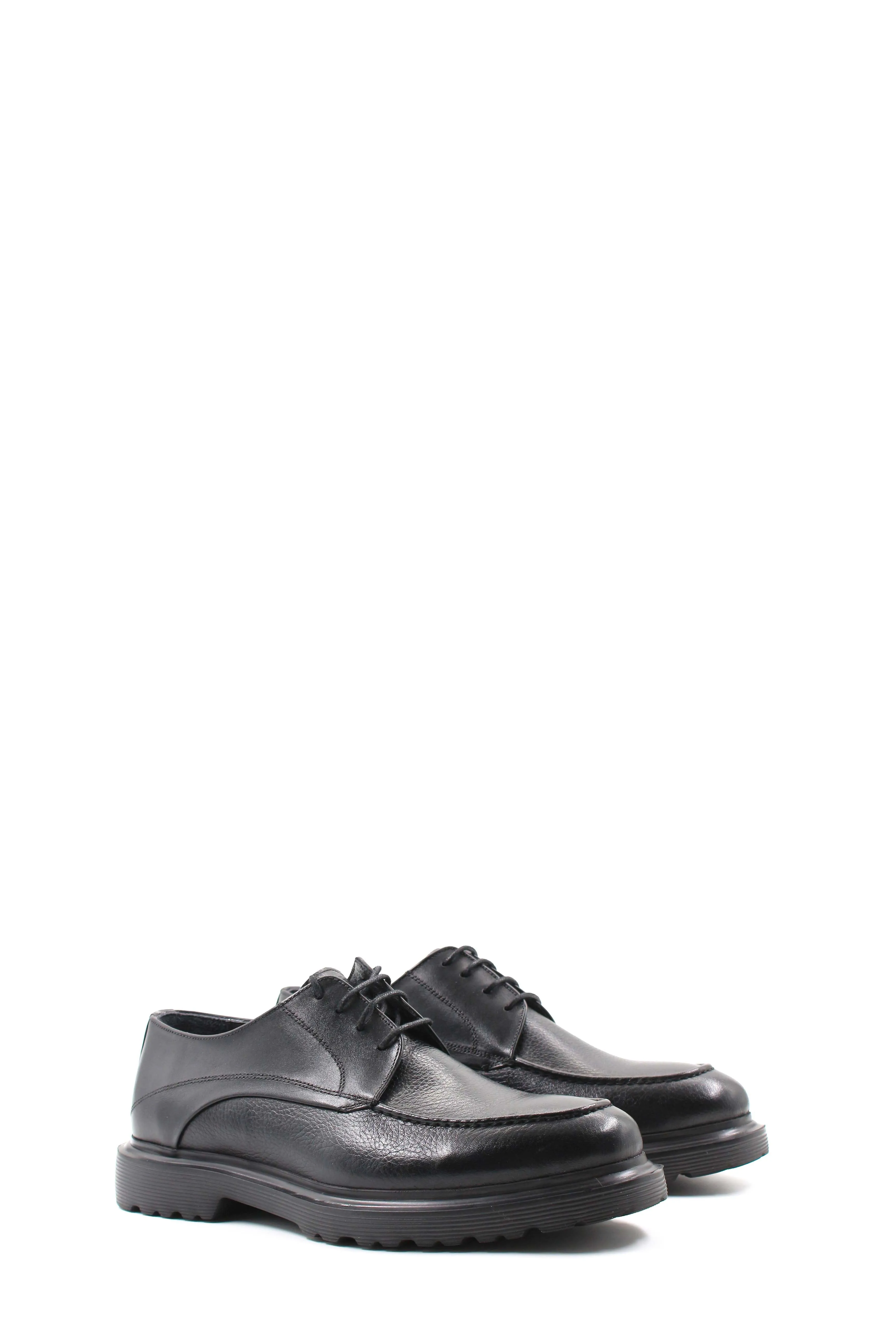 Black Thick Sole Derby Shoes-Wessi sold by Wessi product image thumbnail 4